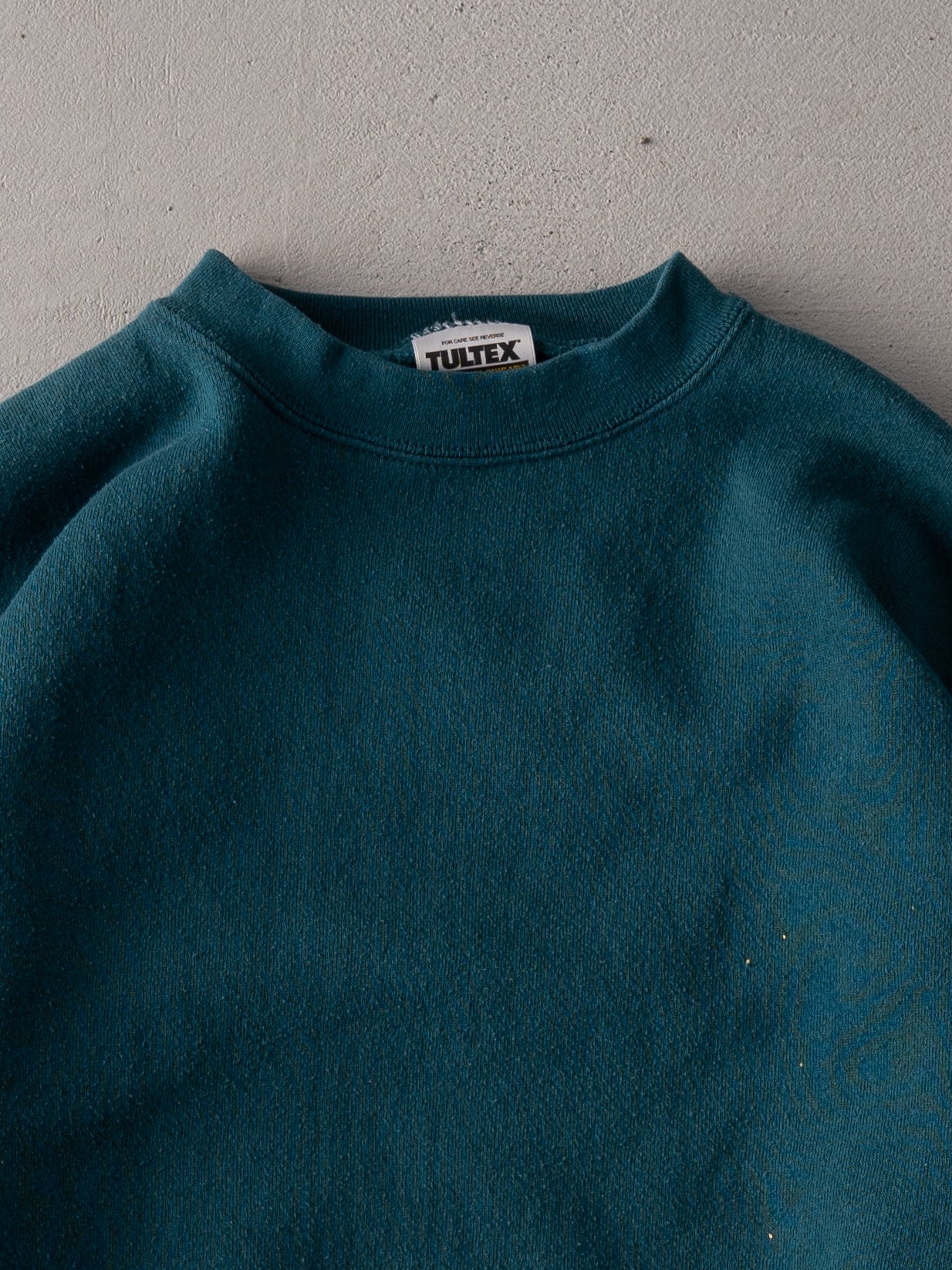 Vintage 90s Teal Blank Tultex Crewneck (S/M)