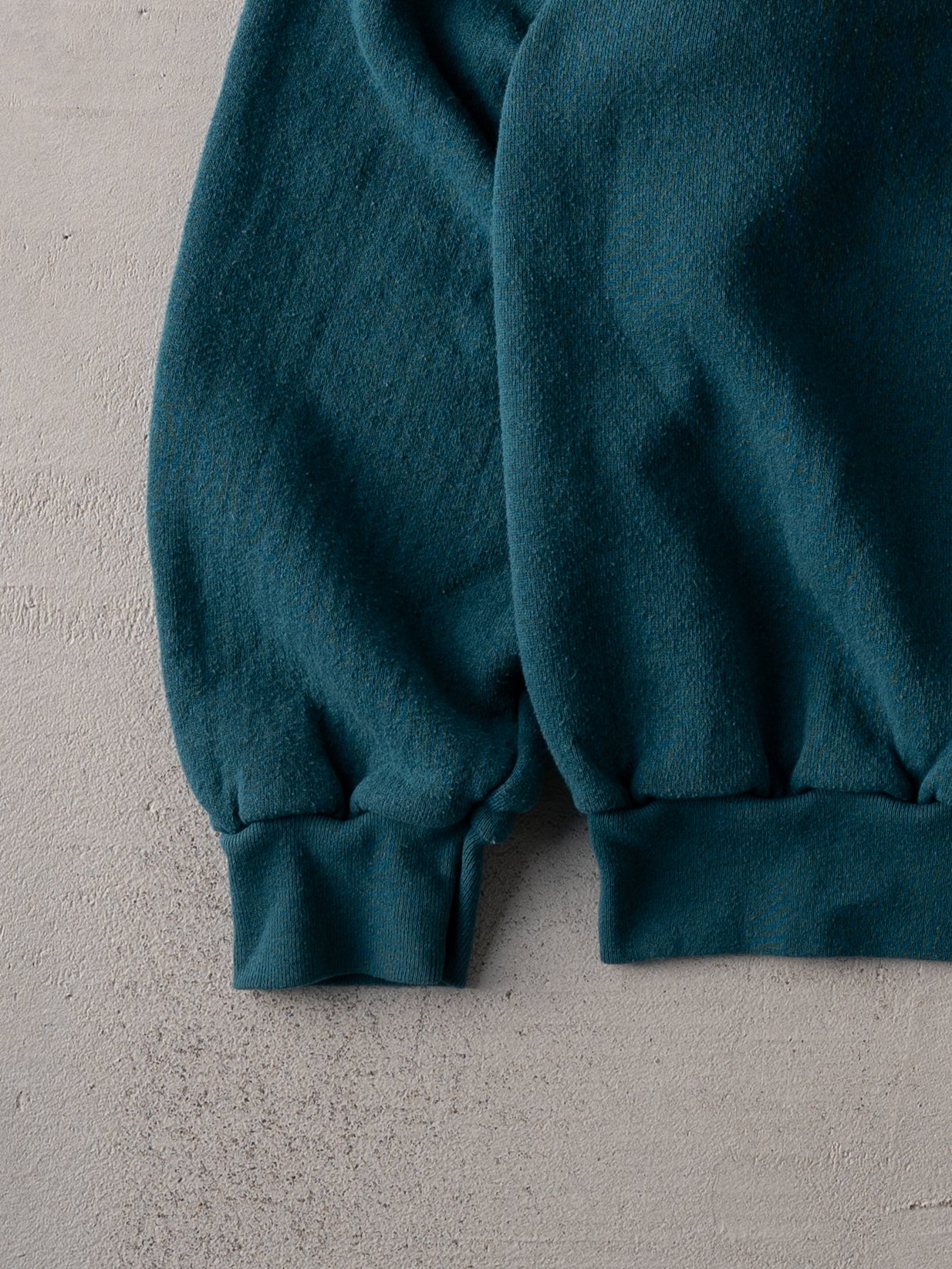 Vintage 90s Teal Blank Tultex Crewneck (S/M)