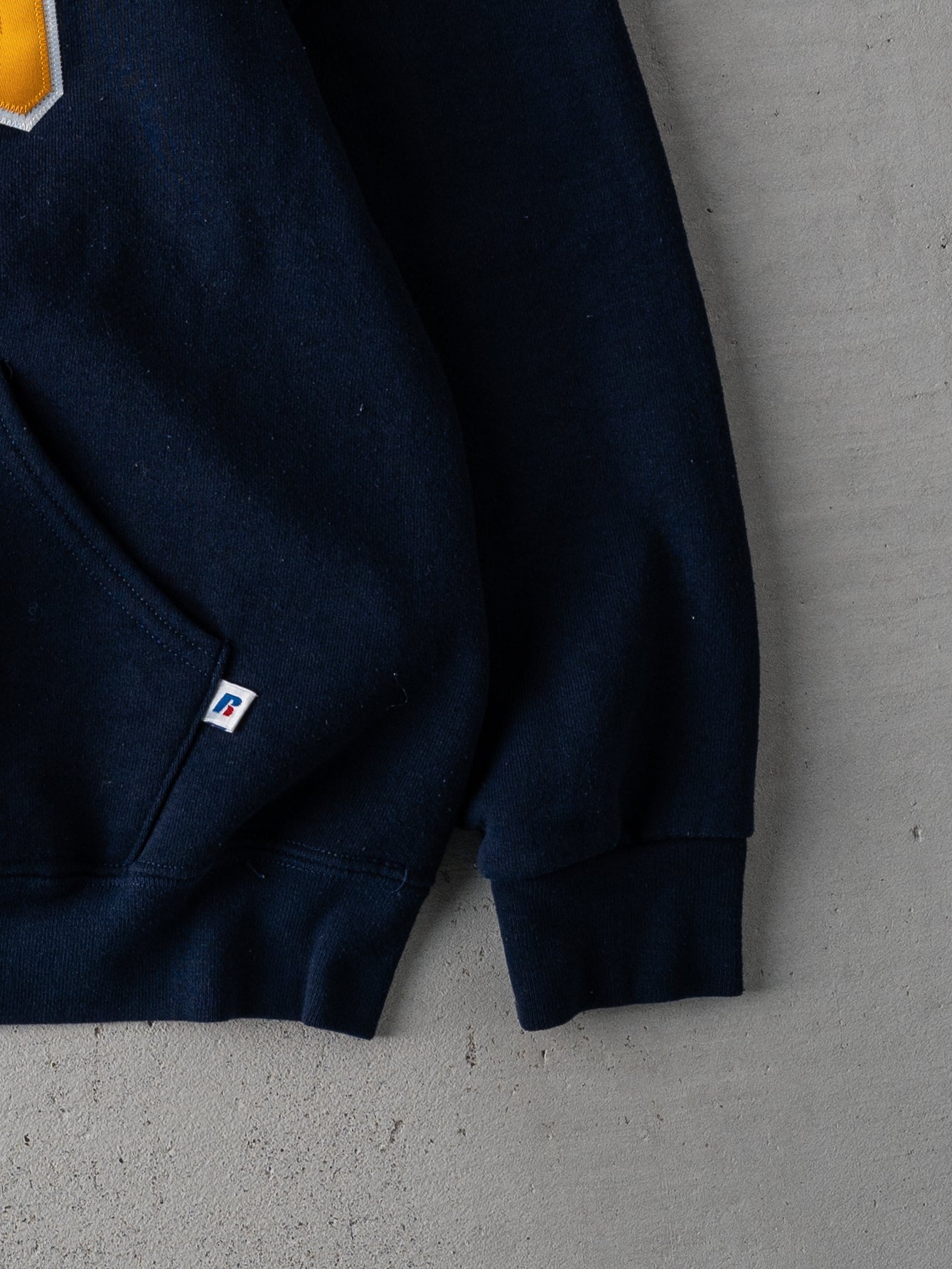 Vintage 90s Dark Blue TWU x Russell Athletic Crewneck (S/M)