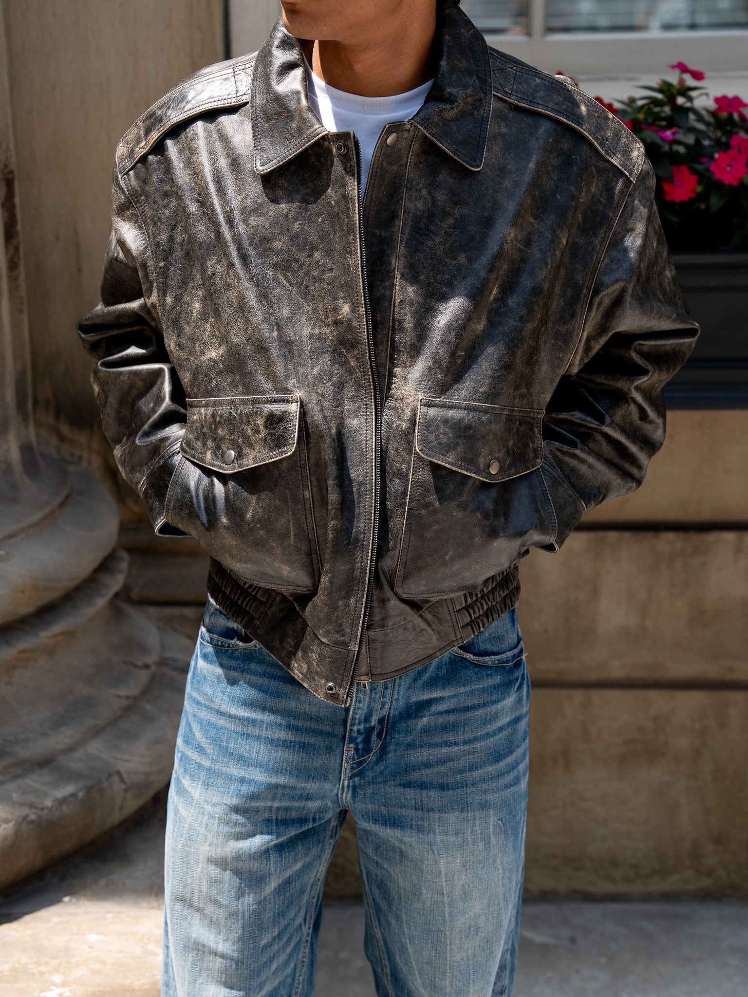 The Aviator Jacket - Jet Black