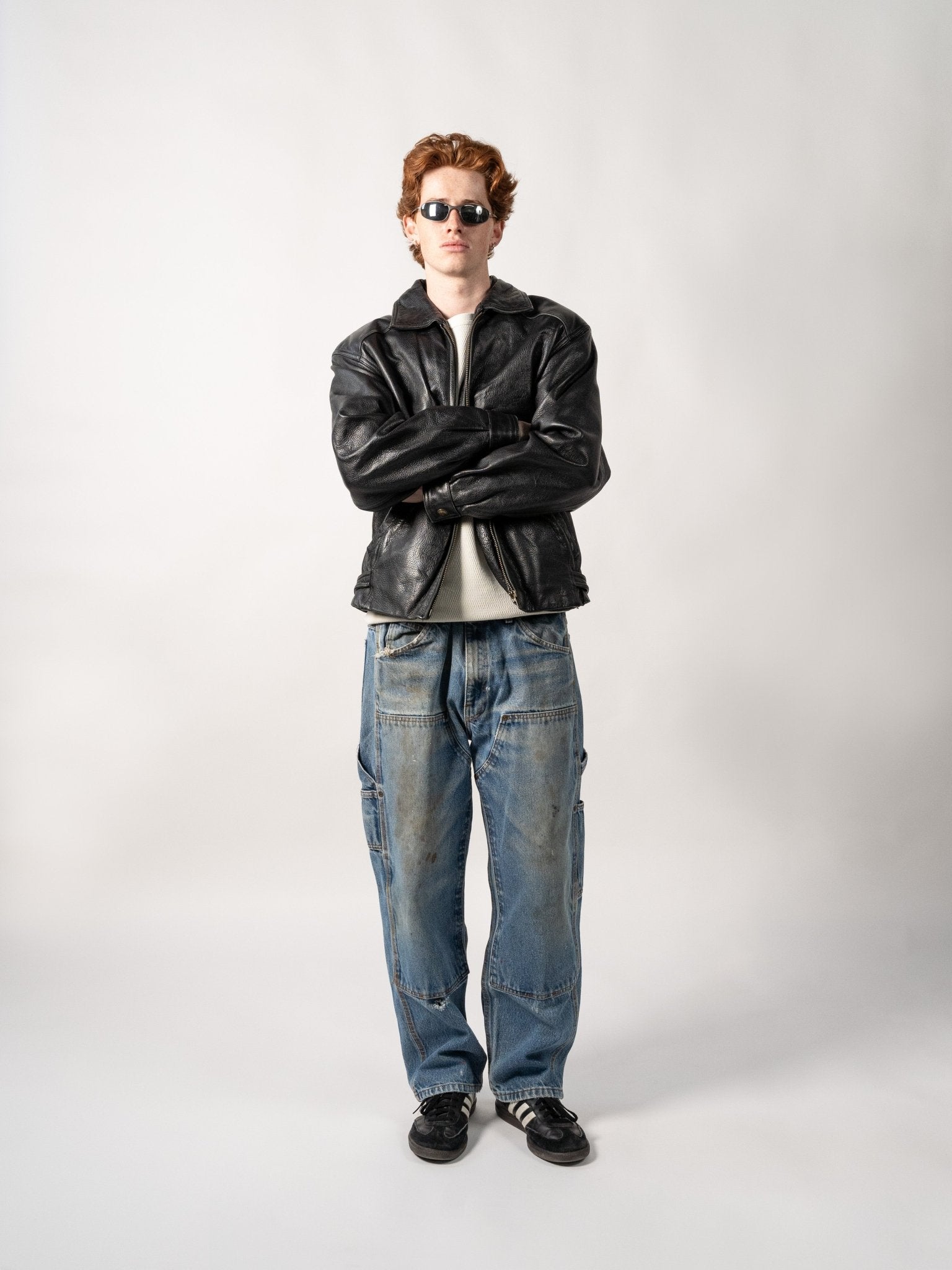 Vintage 90s Black Danier Leather Jacket (S)
