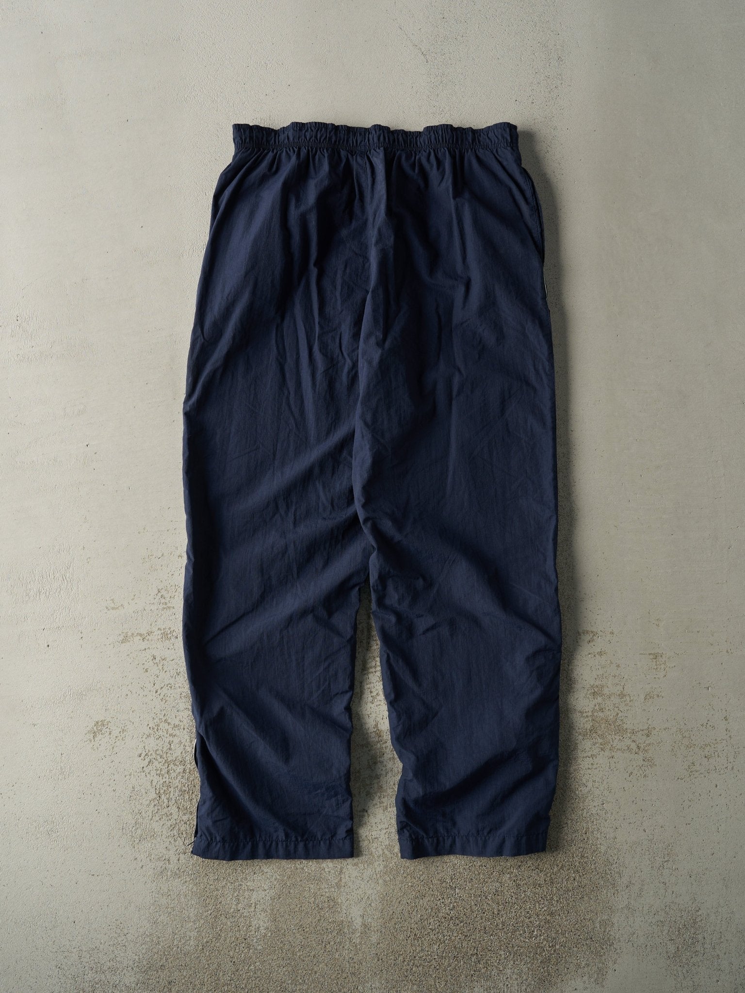 Vintage 90s Navy Blue Reebok Windbreaker Pants (36x31.5)
