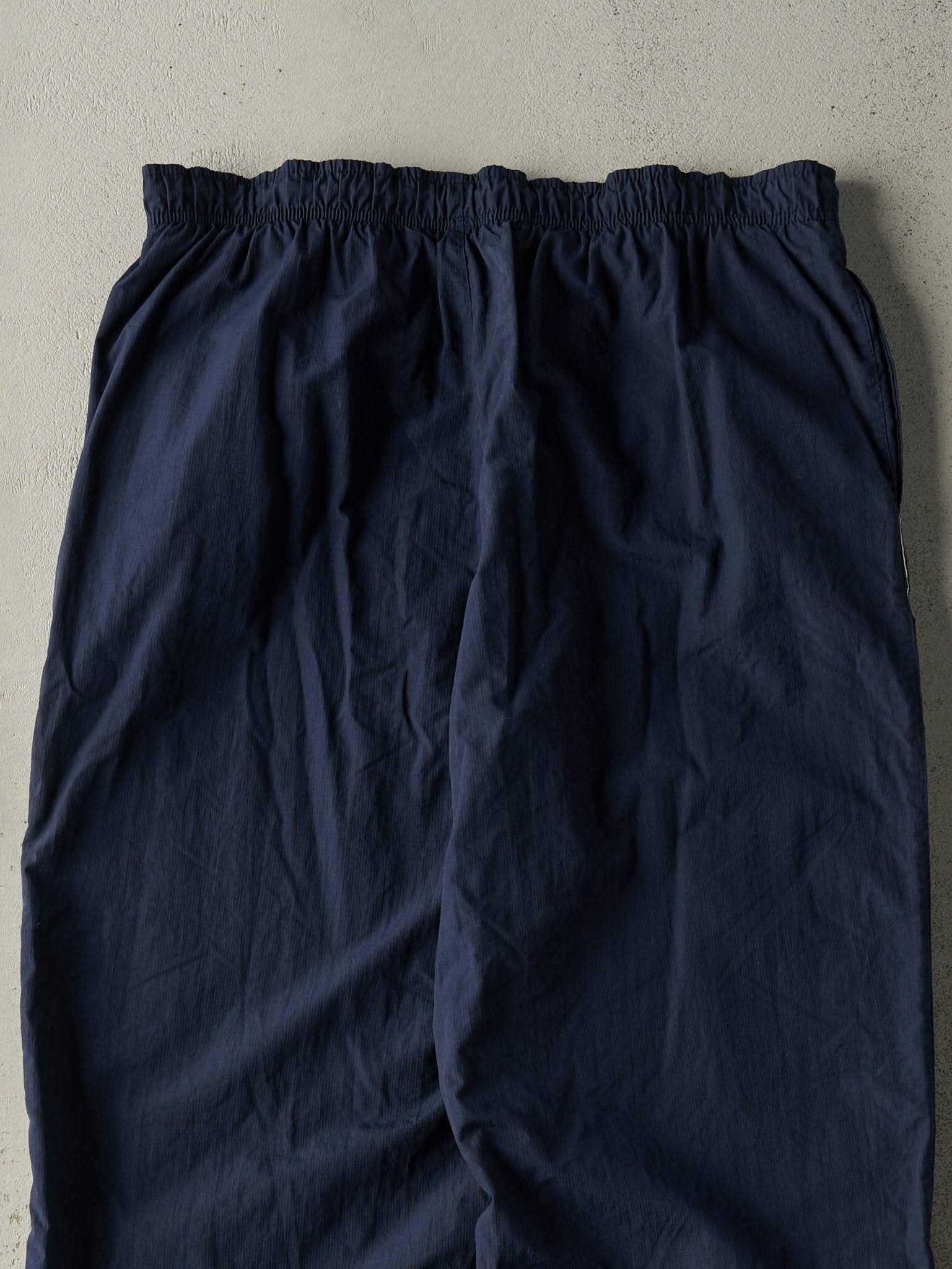 Vintage 90s Navy Blue Reebok Windbreaker Pants (36x31.5)
