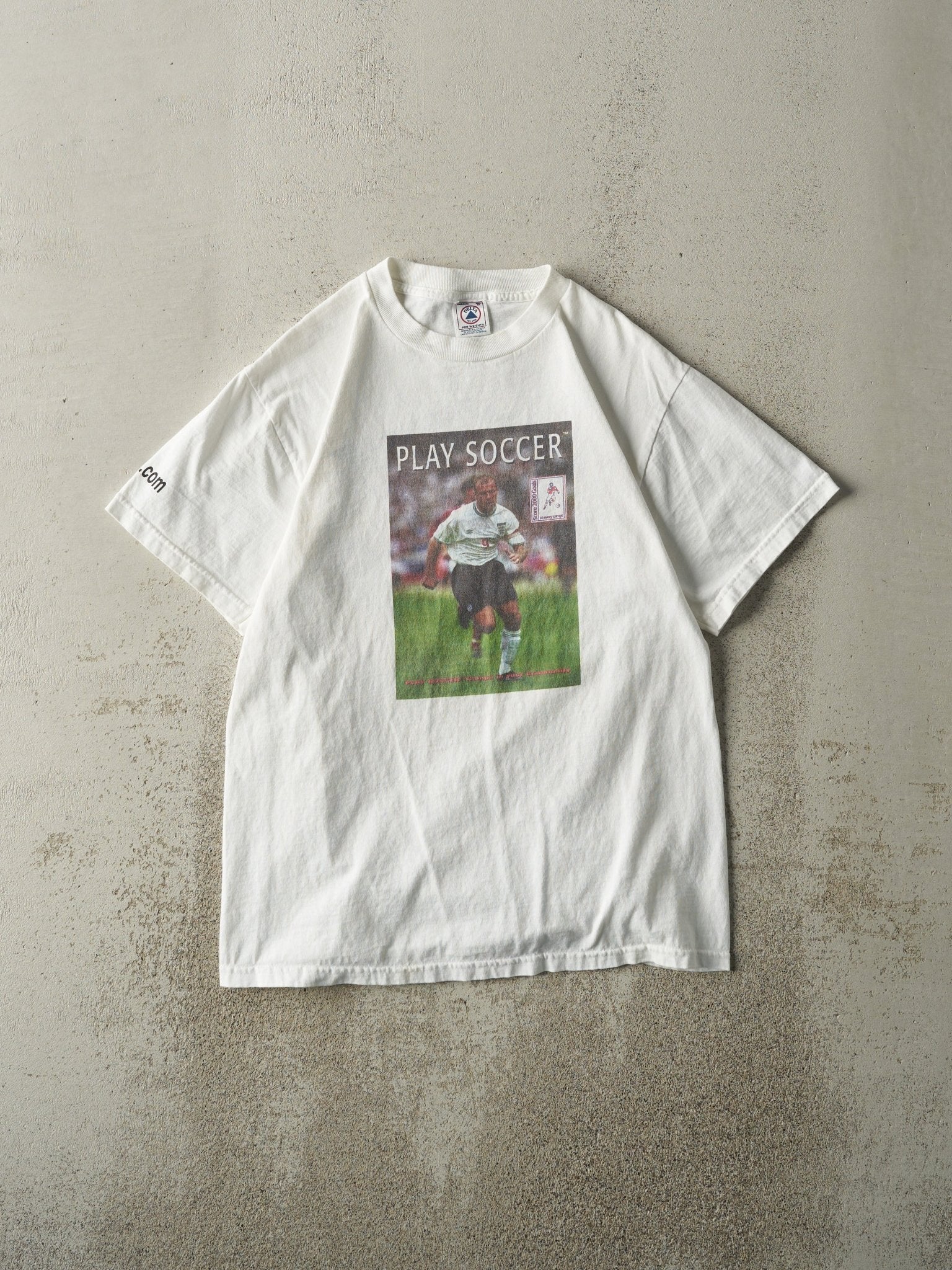 Vintage 00' White Play Soccer Umbro Tee (S)