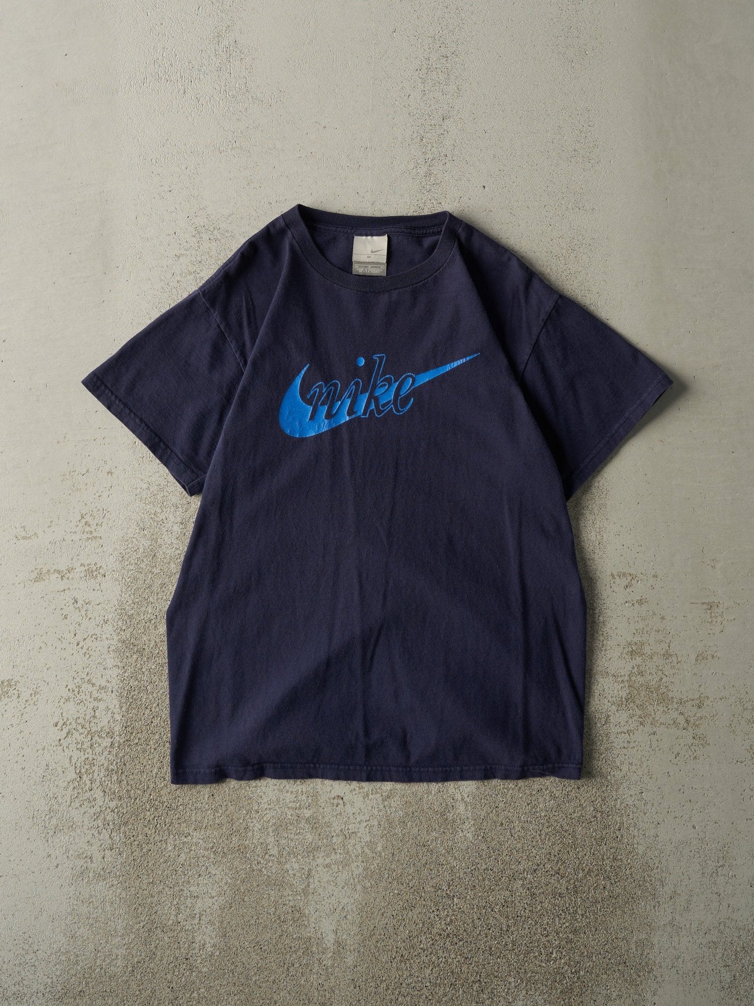 Vintage Y2K Navy Blue Nike Tee (M/L)