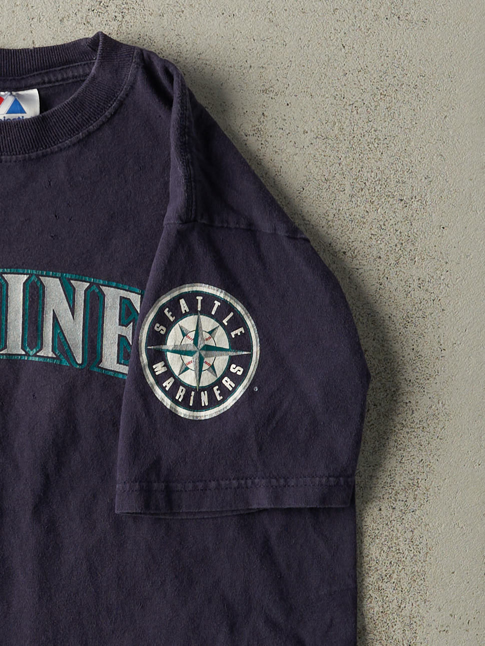 Vintage Y2K Navy Blue Seattle Mariners #29 Adrián Beltré Pérez Player Tee (S/M)