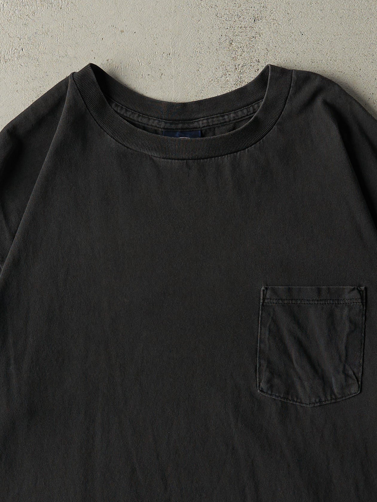 Vintage 90s Black Dickies Blank Single Stitch Pocket Tee (XL)