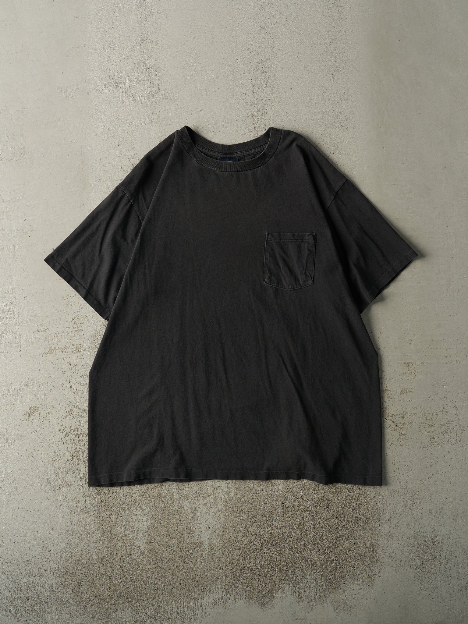 Vintage 90s Black Dickies Blank Single Stitch Pocket Tee (XL)