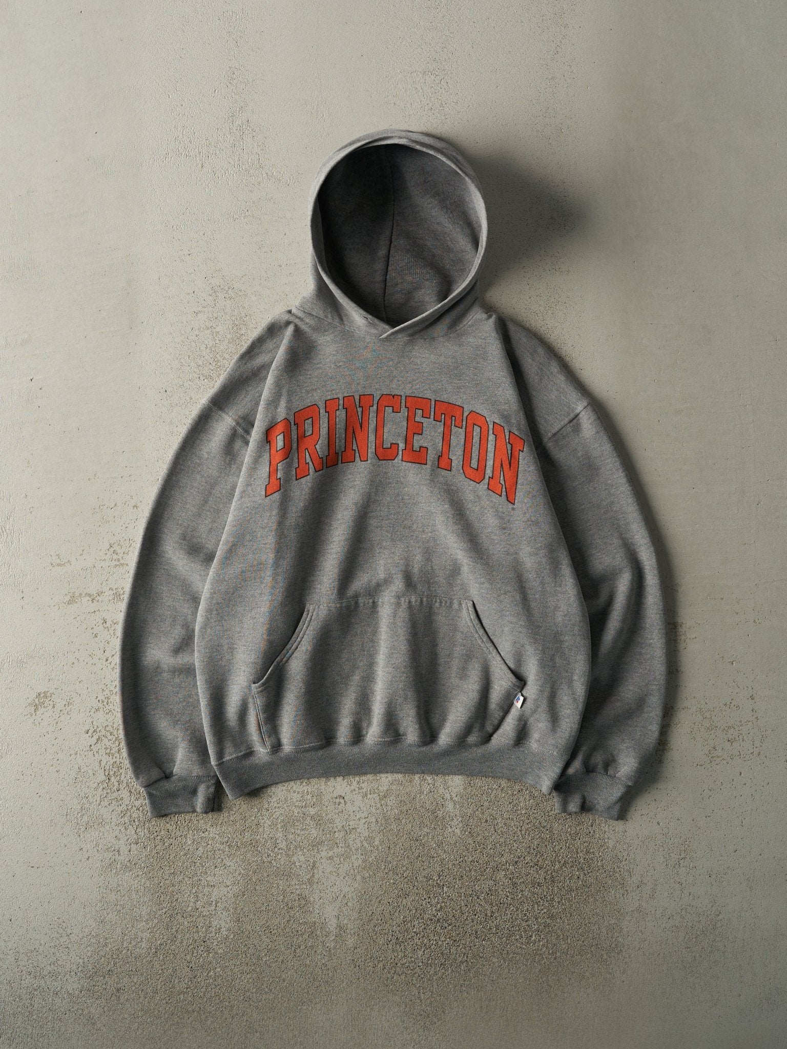 Vintage Y2K Grey Princeton Russell Athletic Hoodie (L)