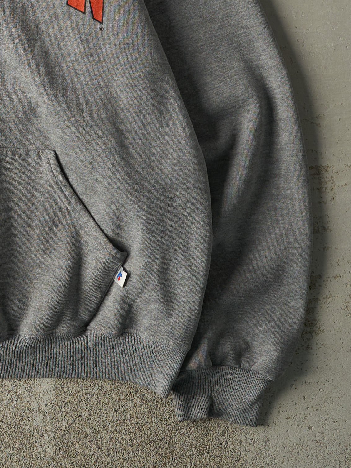 Vintage Y2K Grey Princeton Russell Athletic Hoodie (L)
