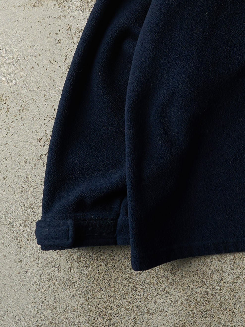 Vintage Y2K Navy Blue Embroidered Toronto Maple Leafs Fleece Quarter Zip (M/L)