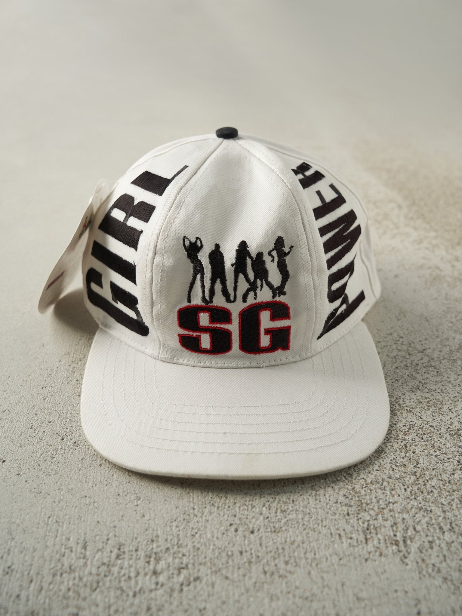 Vintage 97' White Spice Girls "Girl Power"  Deadstock Velcro Hat