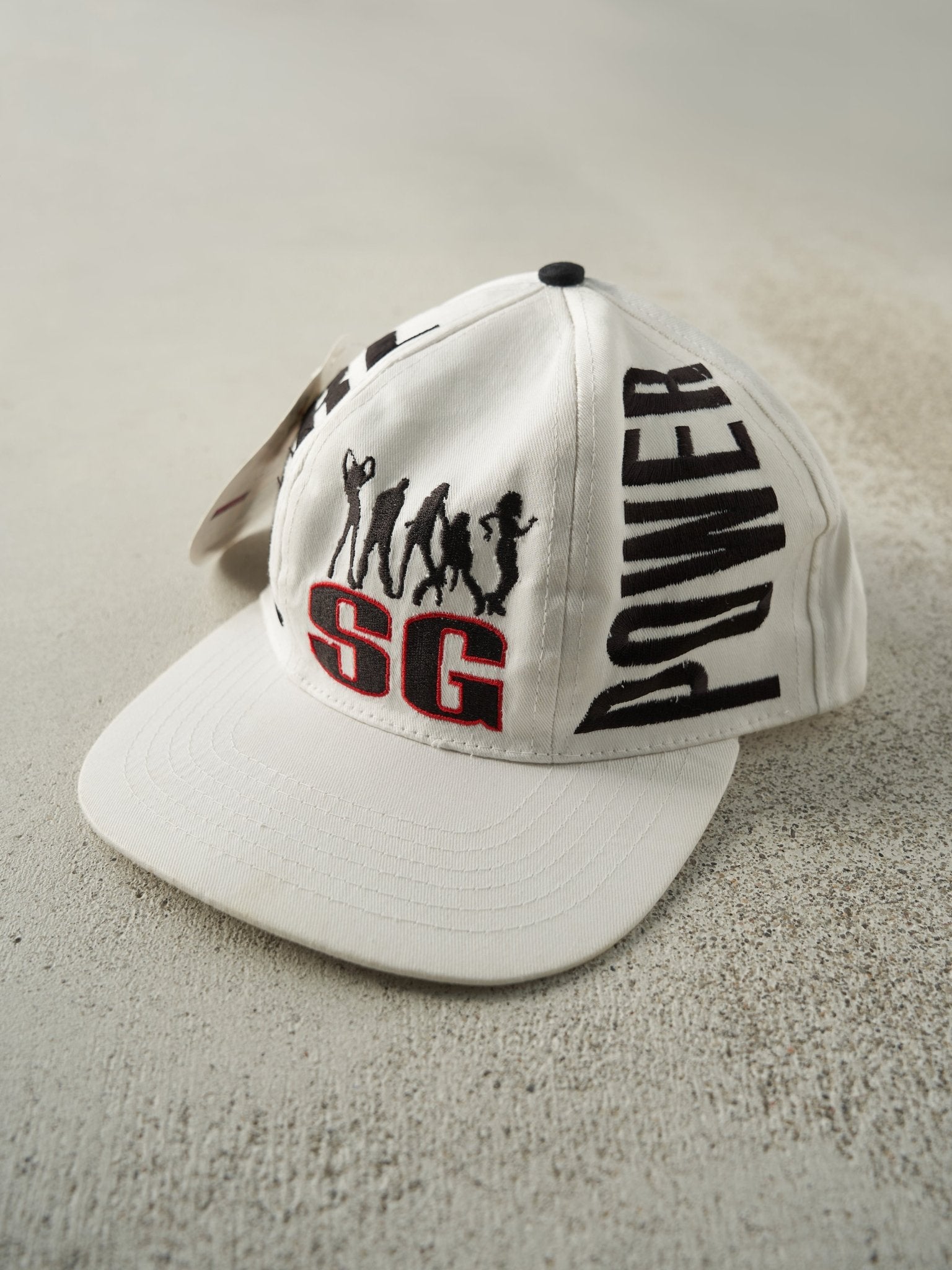 Vintage 97' White Spice Girls "Girl Power"  Deadstock Velcro Hat