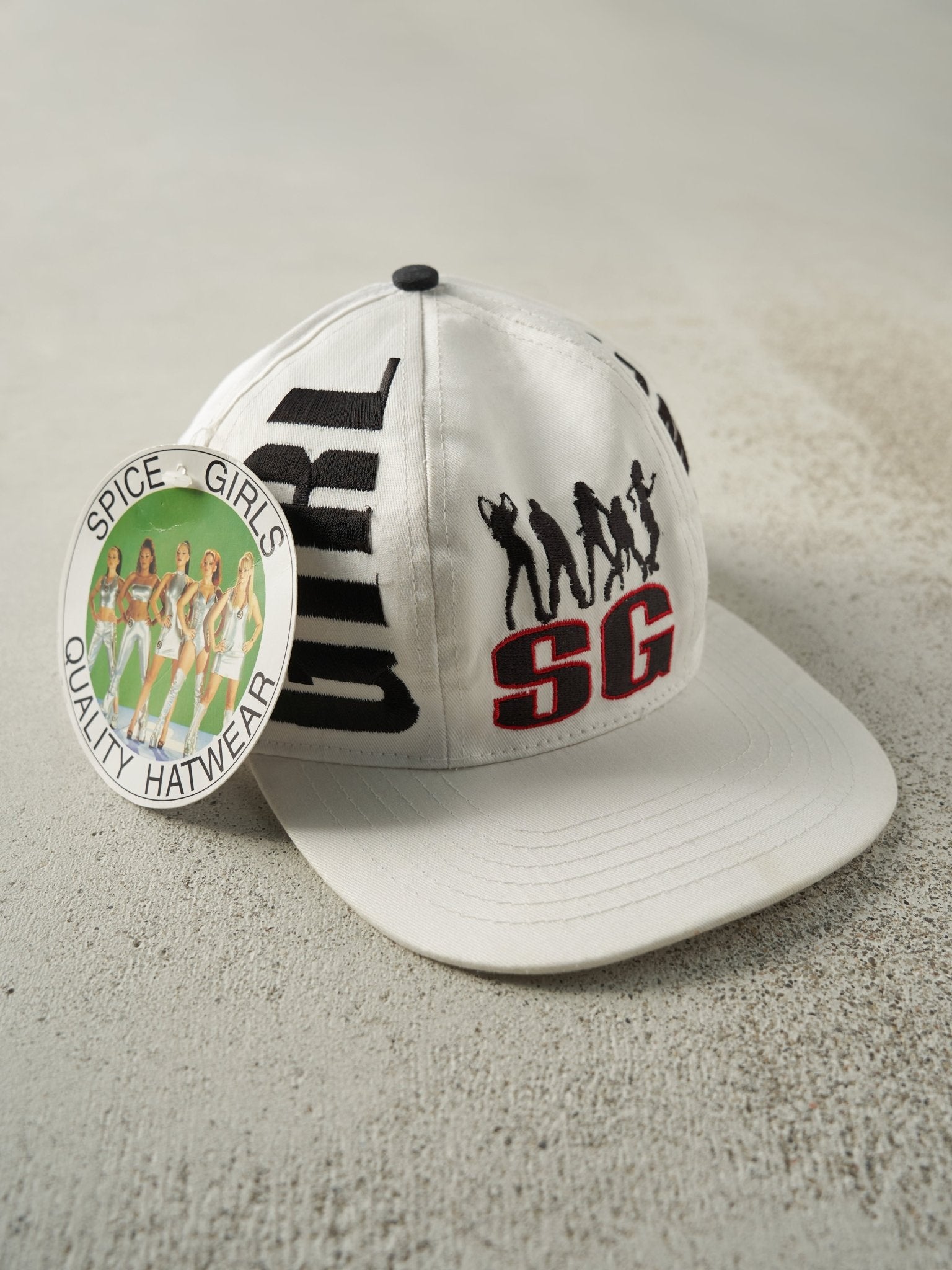 Vintage 97' White Spice Girls "Girl Power"  Deadstock Velcro Hat