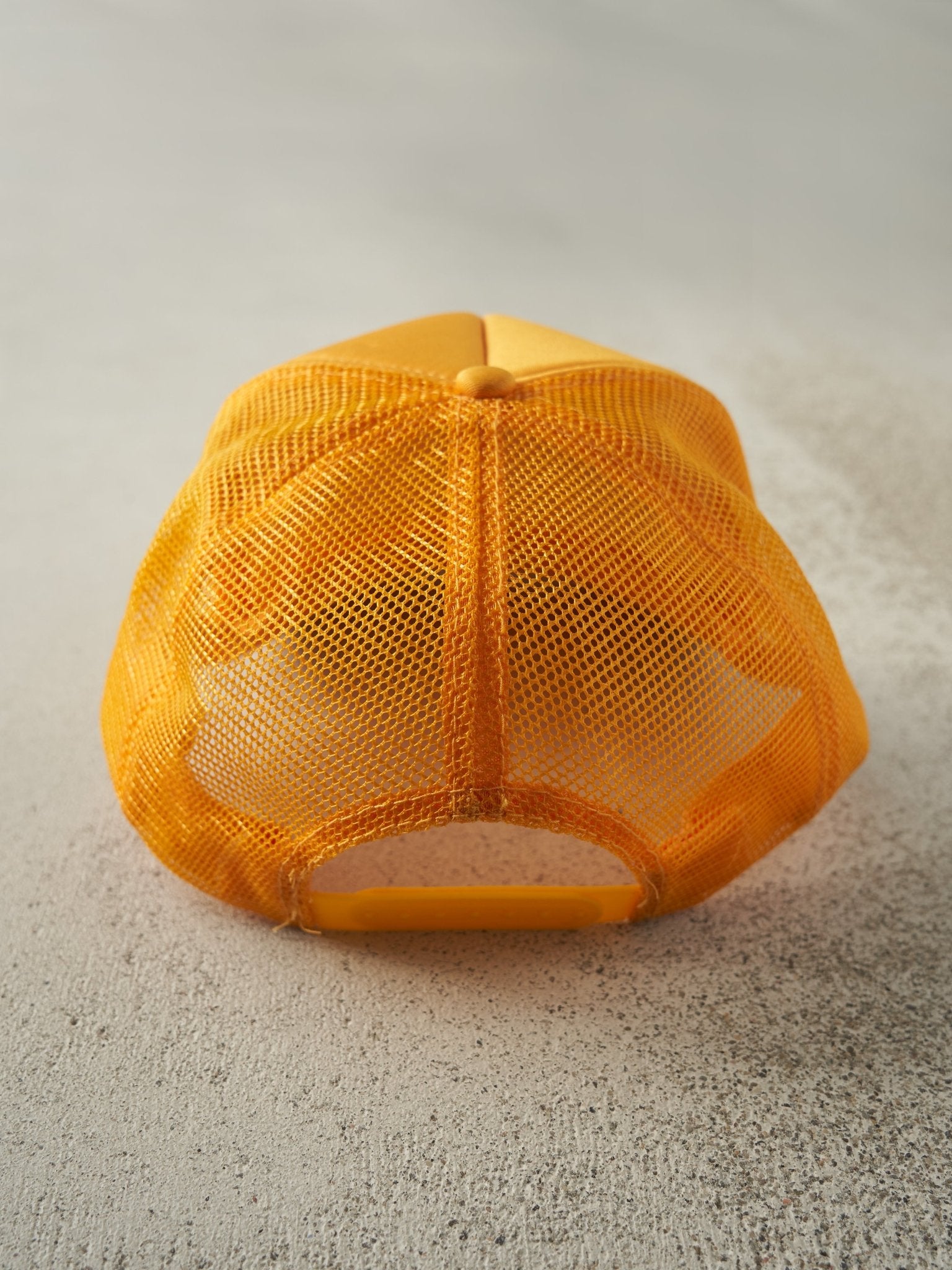 Vintage 80s Yellow Yamaha Foam Trucker Hat