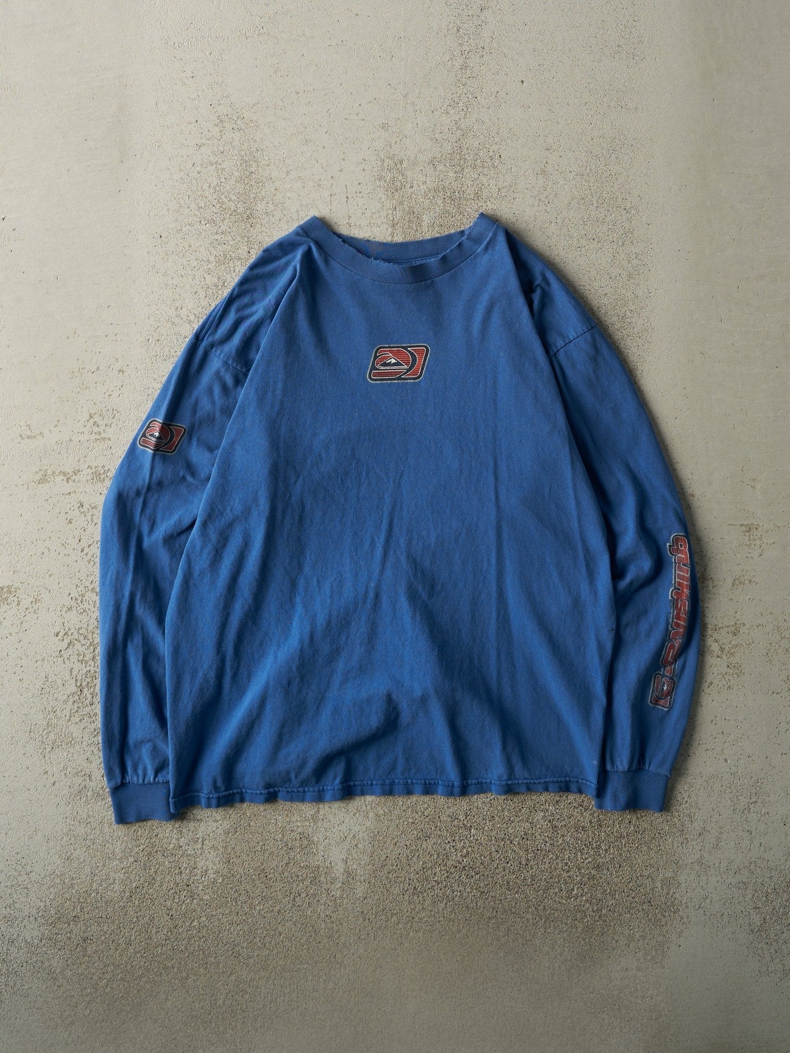 Vintage Y2K Blue Quiksilver Long Sleeve (M)