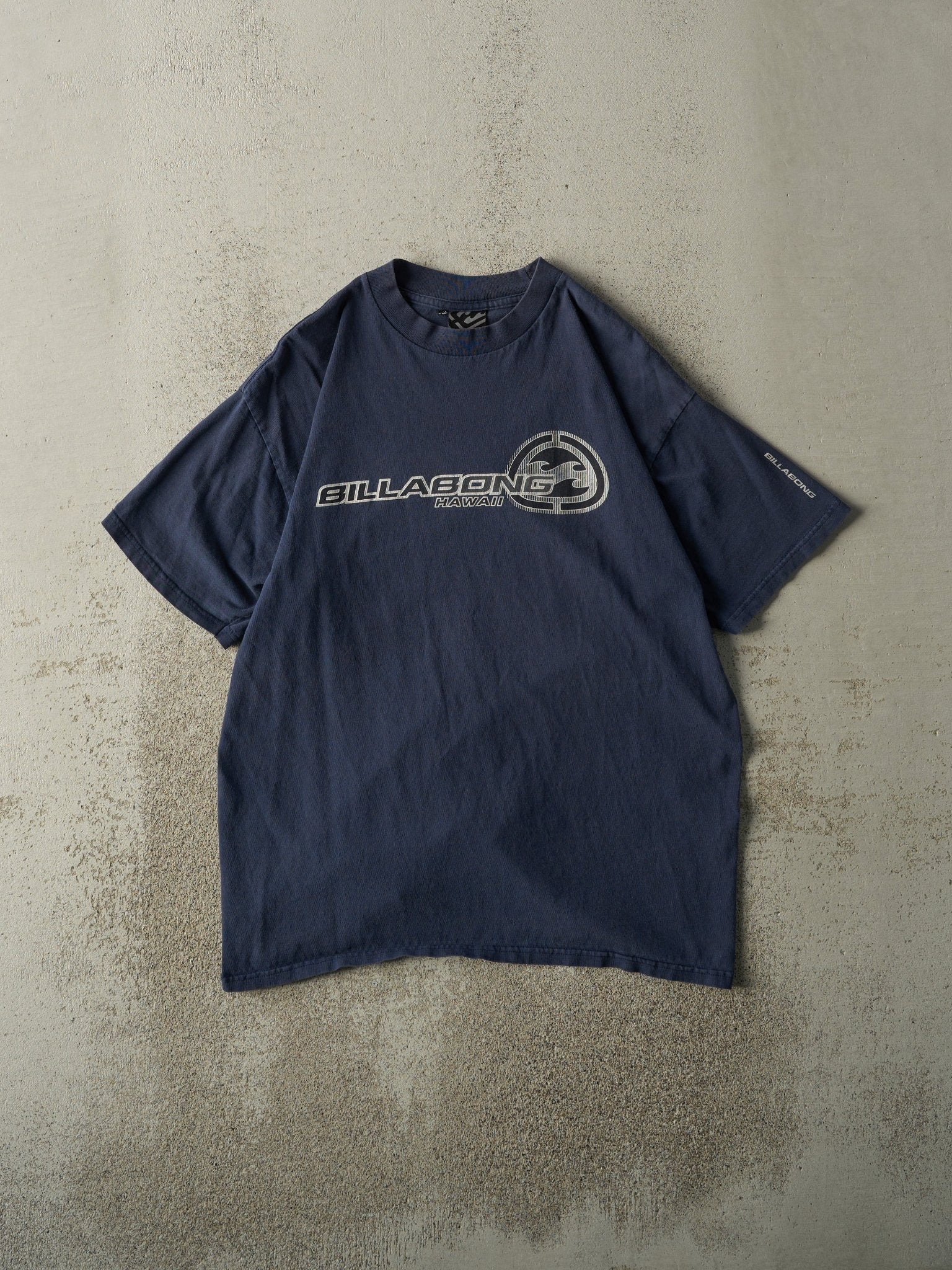 Vintage Y2K Navy Blue Billabong Hawaii Tee (M)