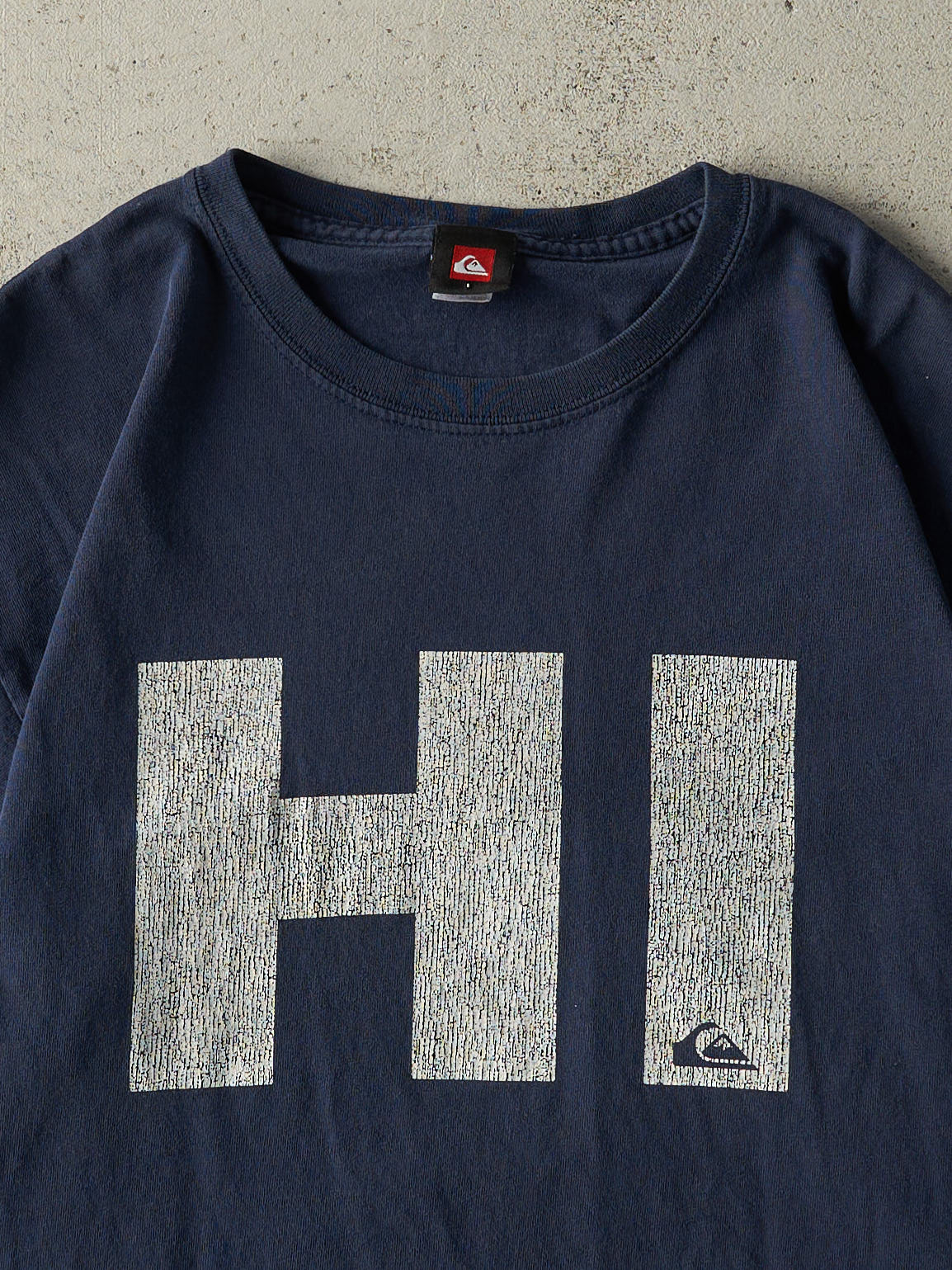Vintage Y2K Navy Blue Quiksilver Hawaii Tee (M)