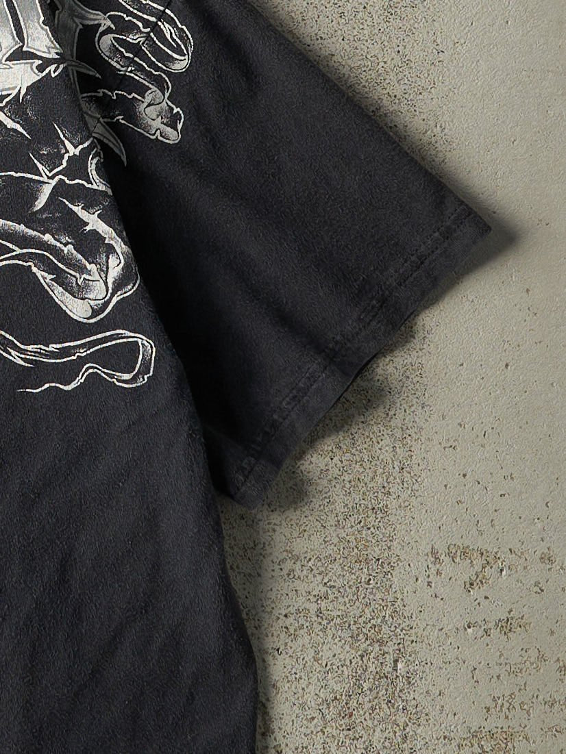 Vintage Y2K Faded Black Billabong Tee (S)