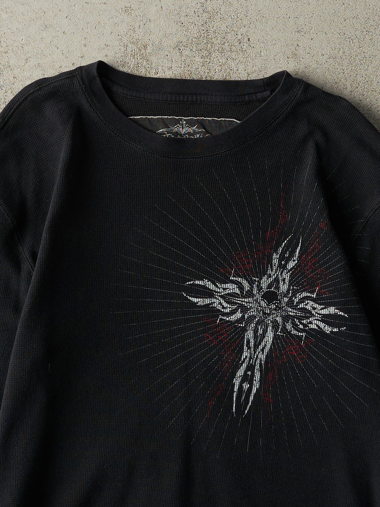 Vintage Y2K Black Third Rail Thermal Long Sleeve (M) – Rebalance 