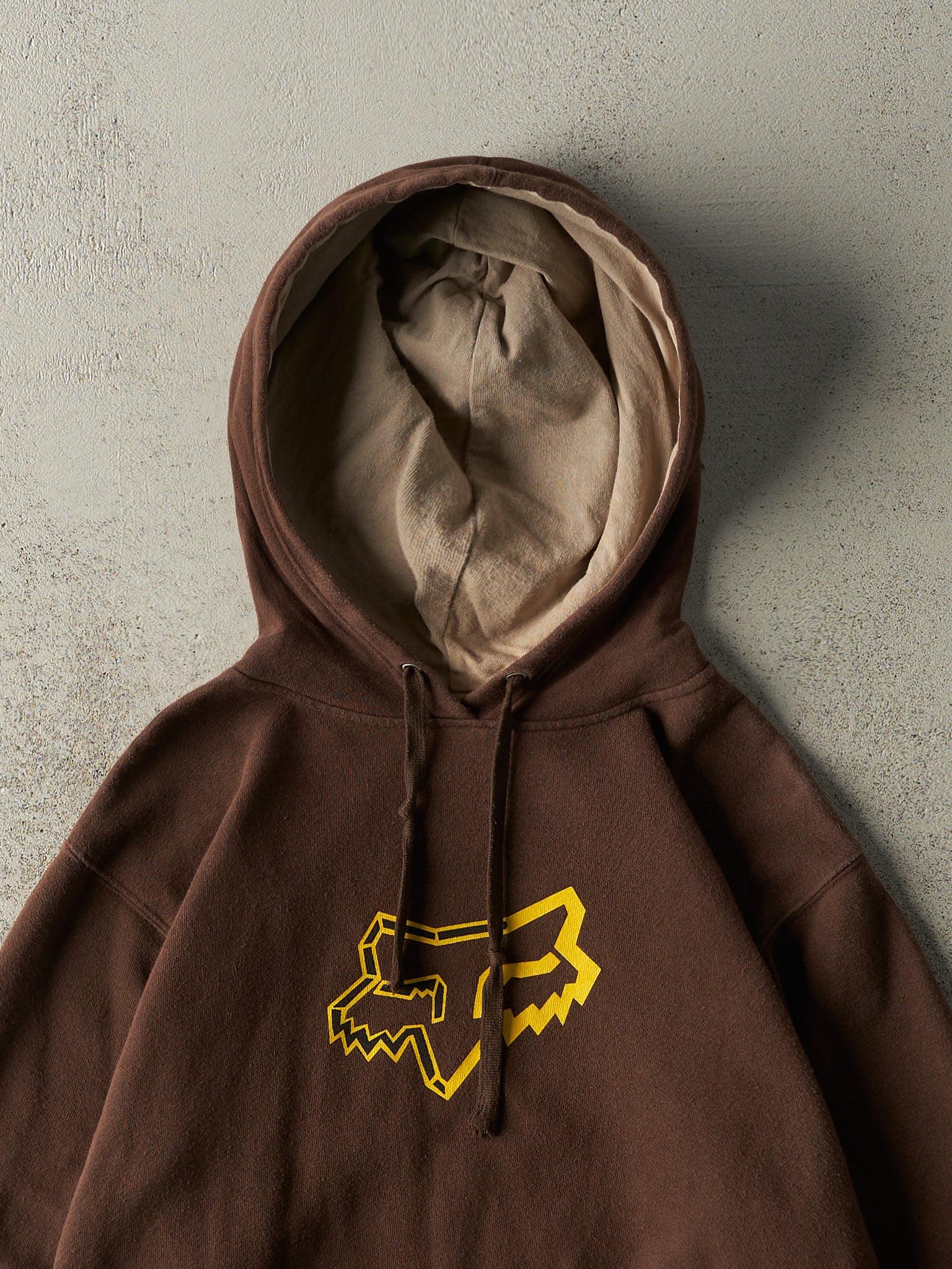 Vintage Y2K Brown Fox Hoodie (S)