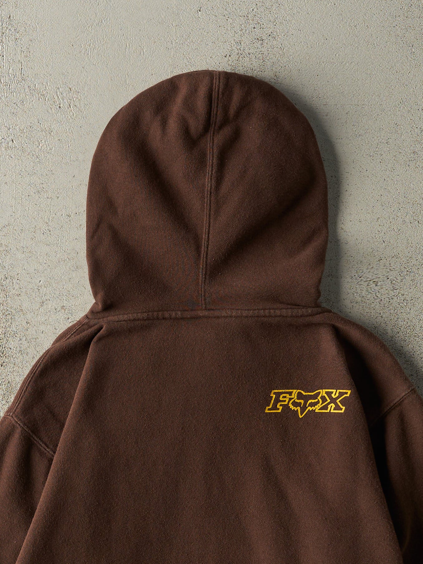 Vintage Y2K Brown Fox Hoodie (S)