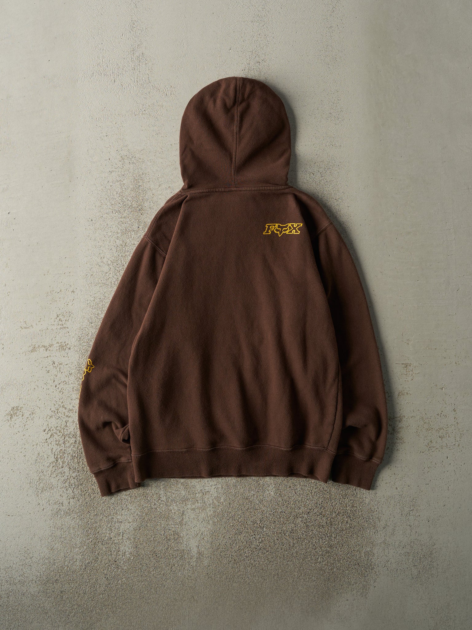 Vintage Y2K Brown Fox Hoodie (S)