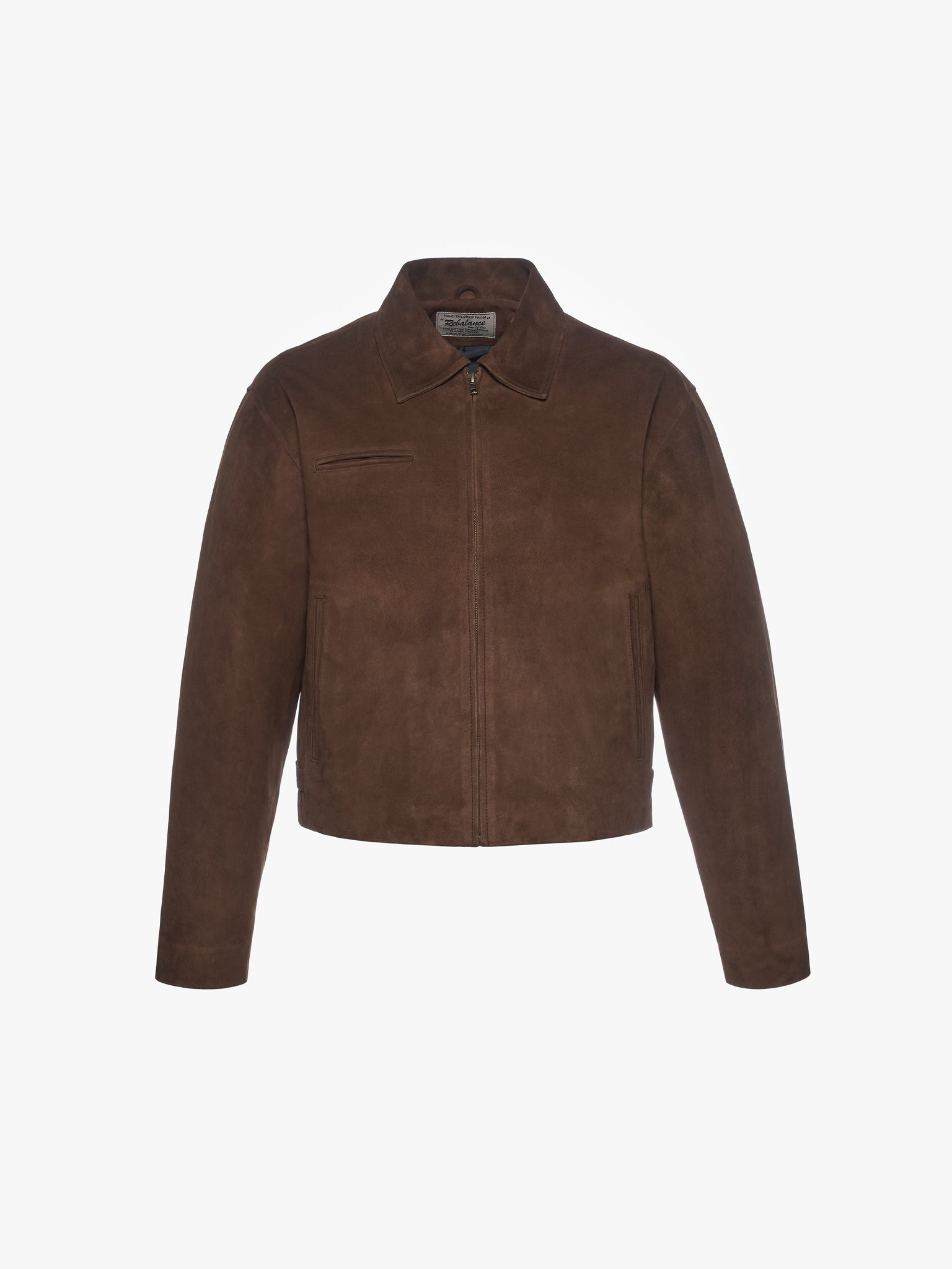 Everyday Boxy Leather Jacket - Suede