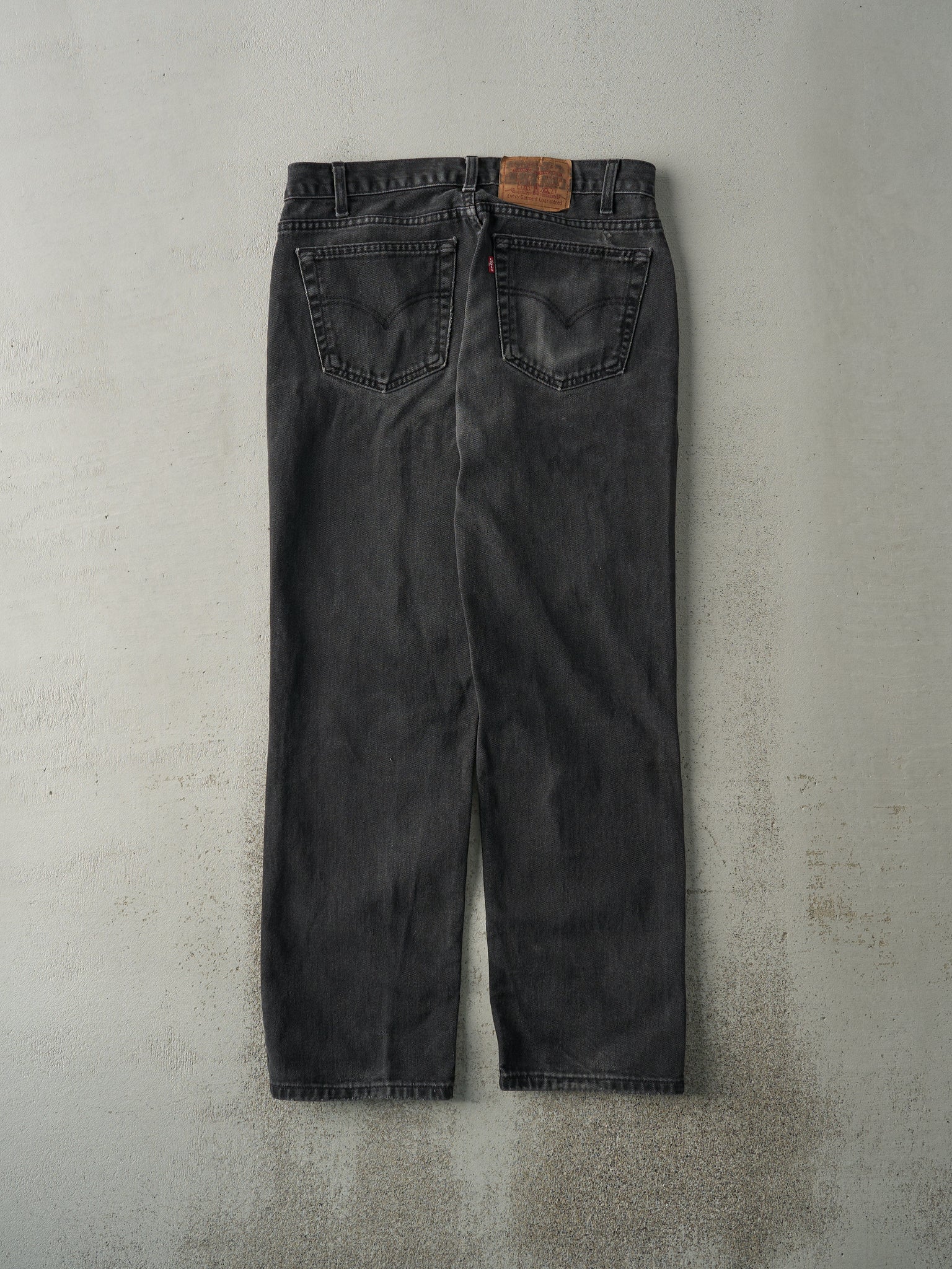Vintage 90s Faded Black Levi's 516 Pants (32x29.5)