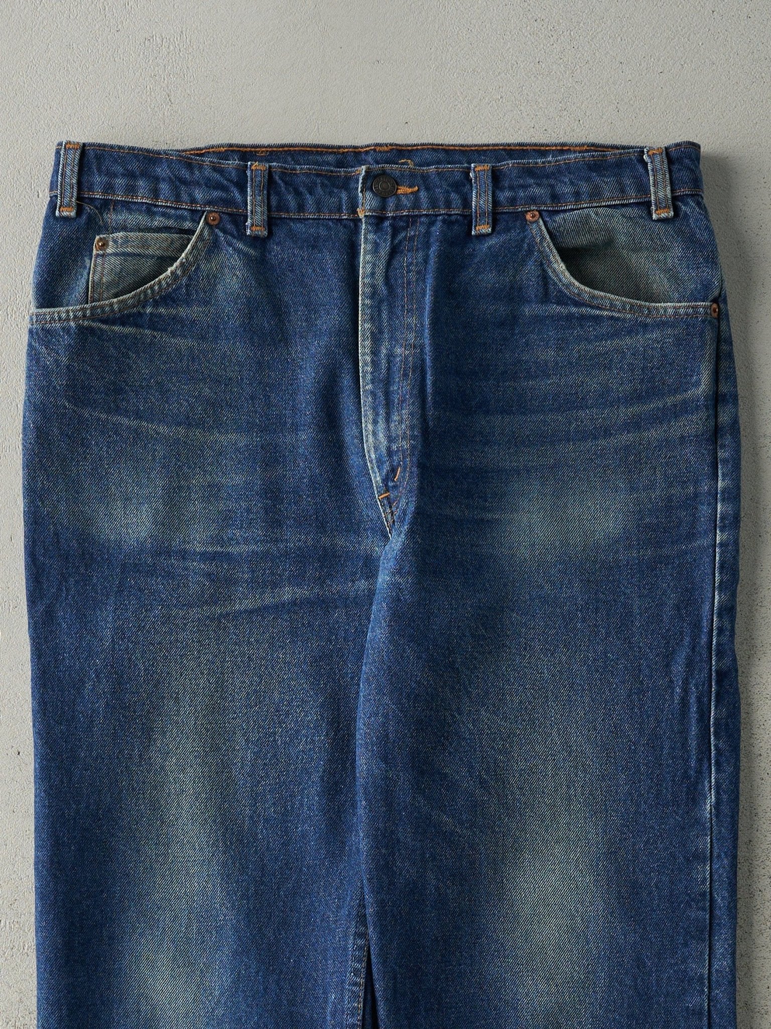 Vintage 80s Dark Wash Levi's 617 Orange Tab Jeans (36x31)