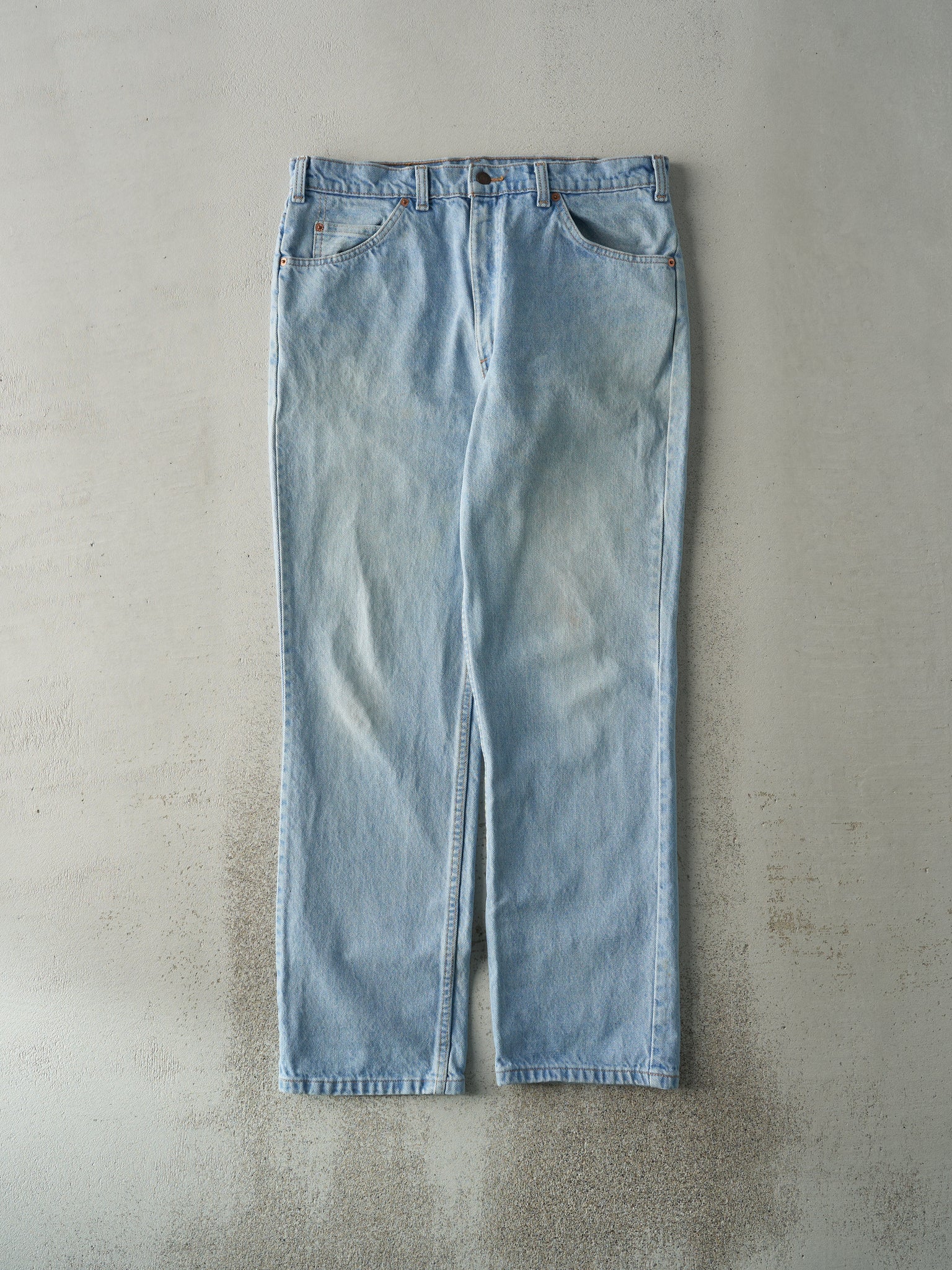 Vintage 80s Light Wash Levi's 619 Orange Tab Jeans (34x30)