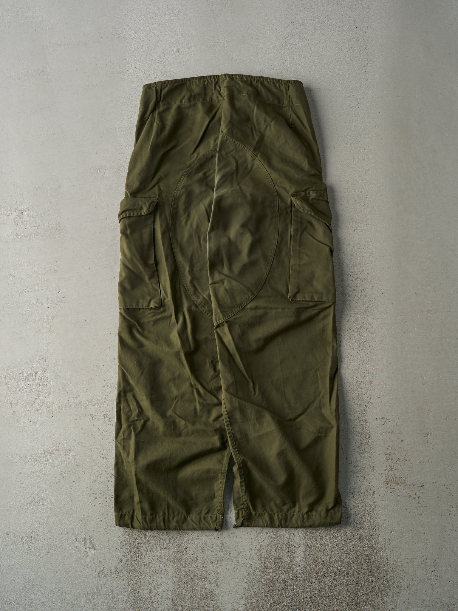 Vintage 90s Army Green Parachute Military Pants (32x29)