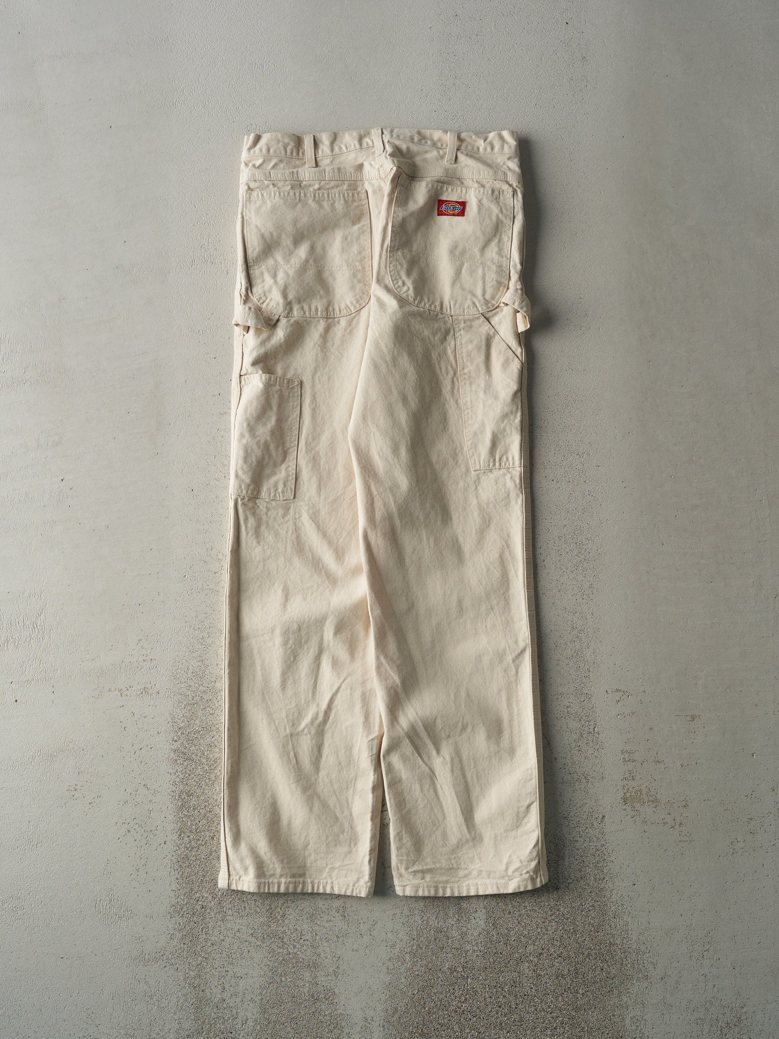 Vintage 90s Beige Dickies Light Weight Carpenter Pants (31x31.5)