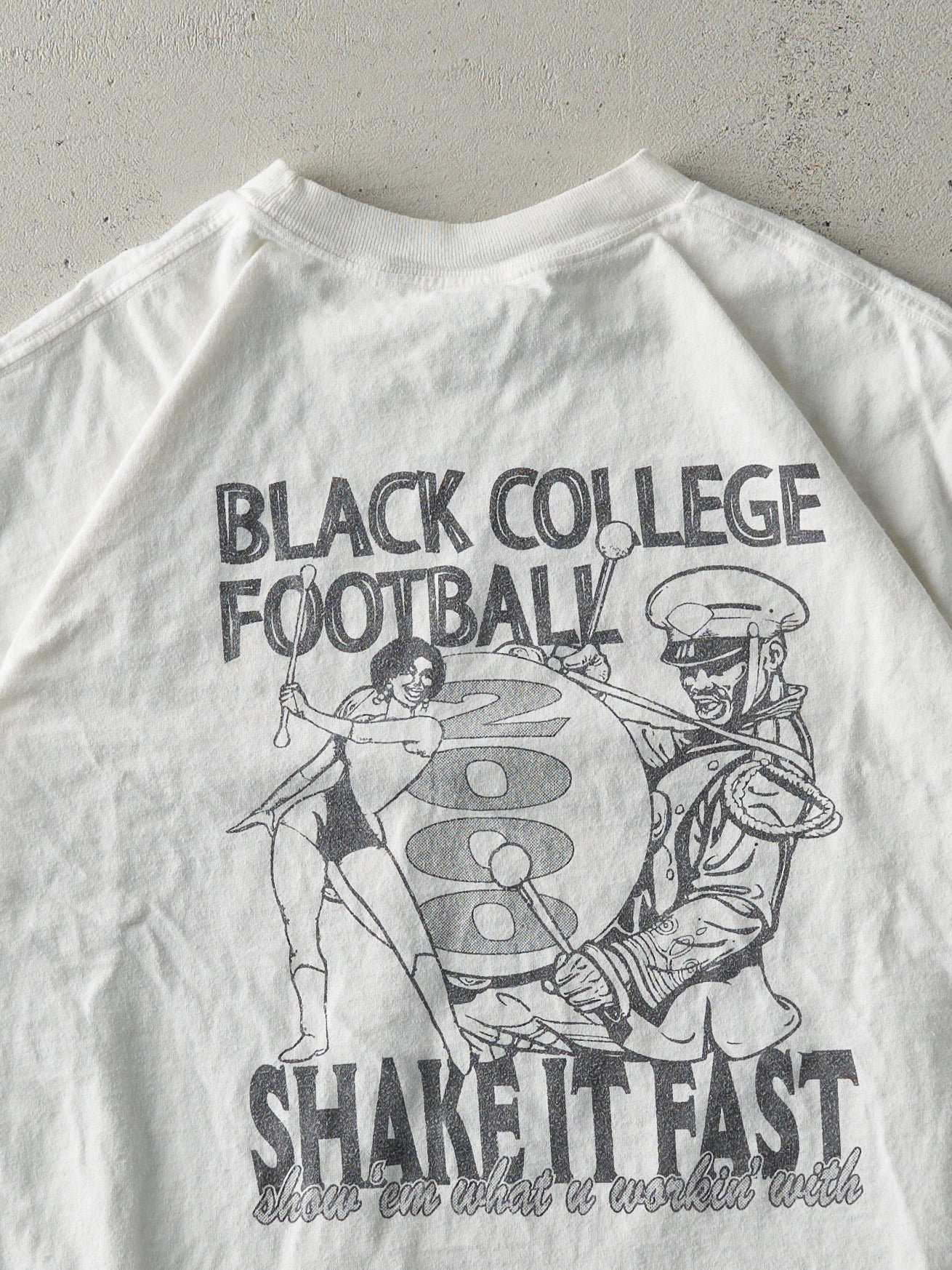 Vintage 00' White Tennessee State University Homecoming Single Stitch Tee (L)