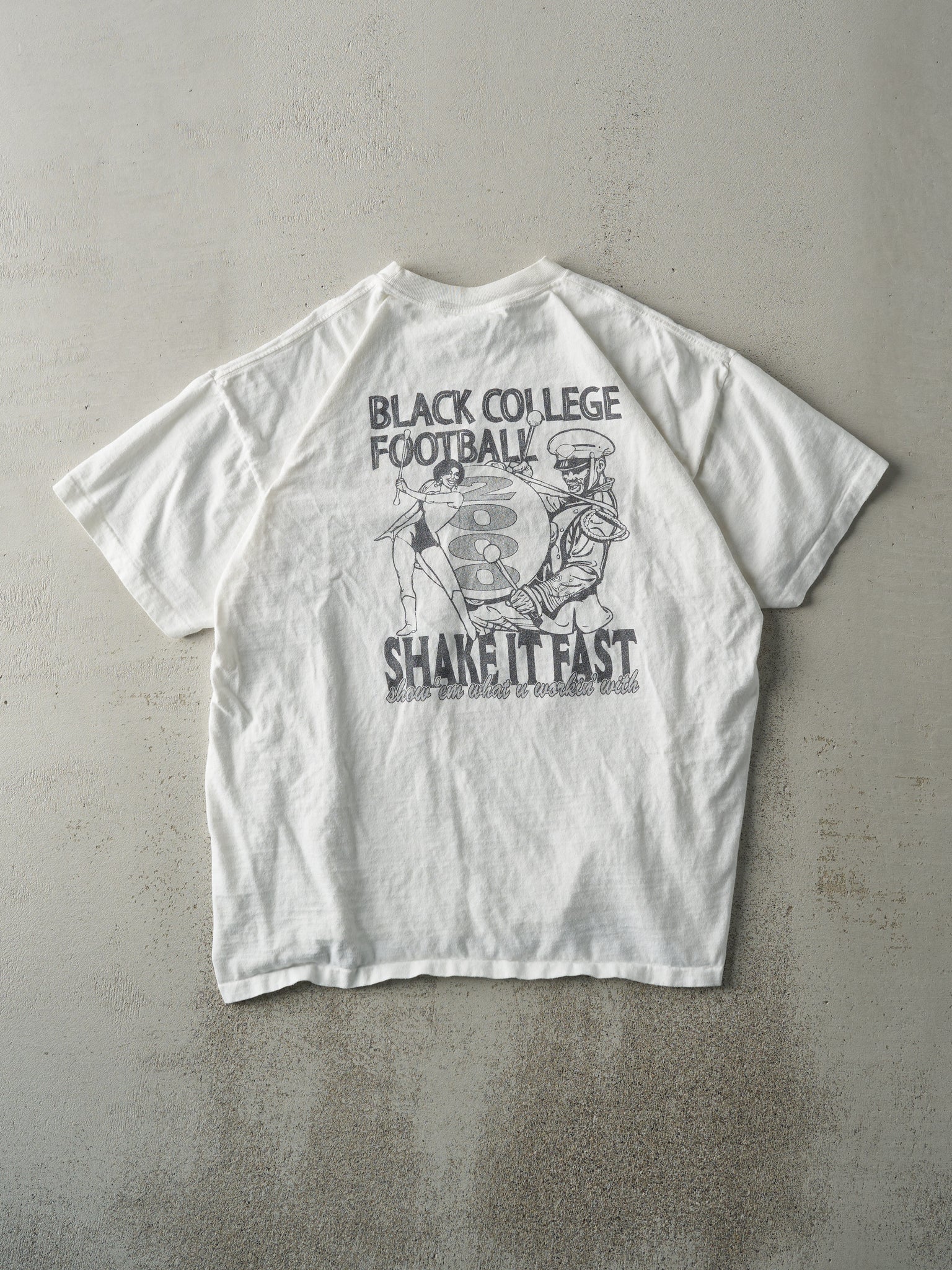 Vintage 00' White Tennessee State University Homecoming Single Stitch Tee (L)