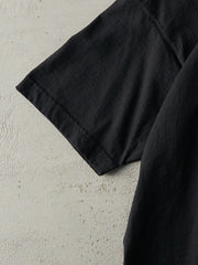 Vintage 90s Black Blank Tee (M/L)