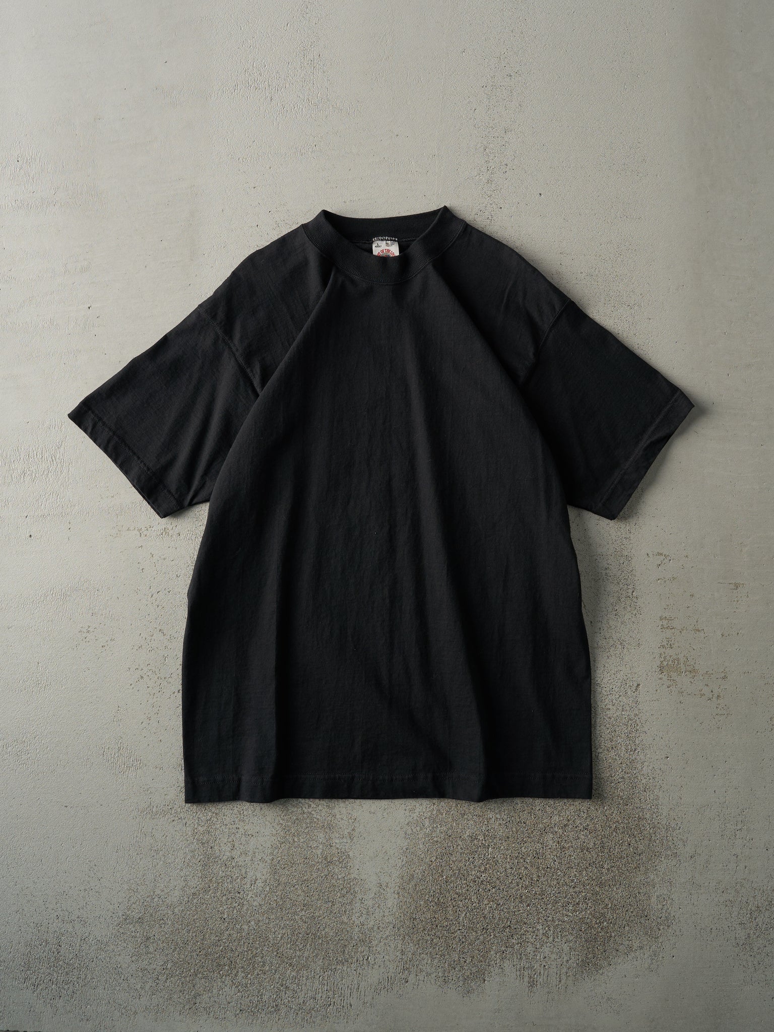 Vintage 90s Black Blank Tee (M/L)