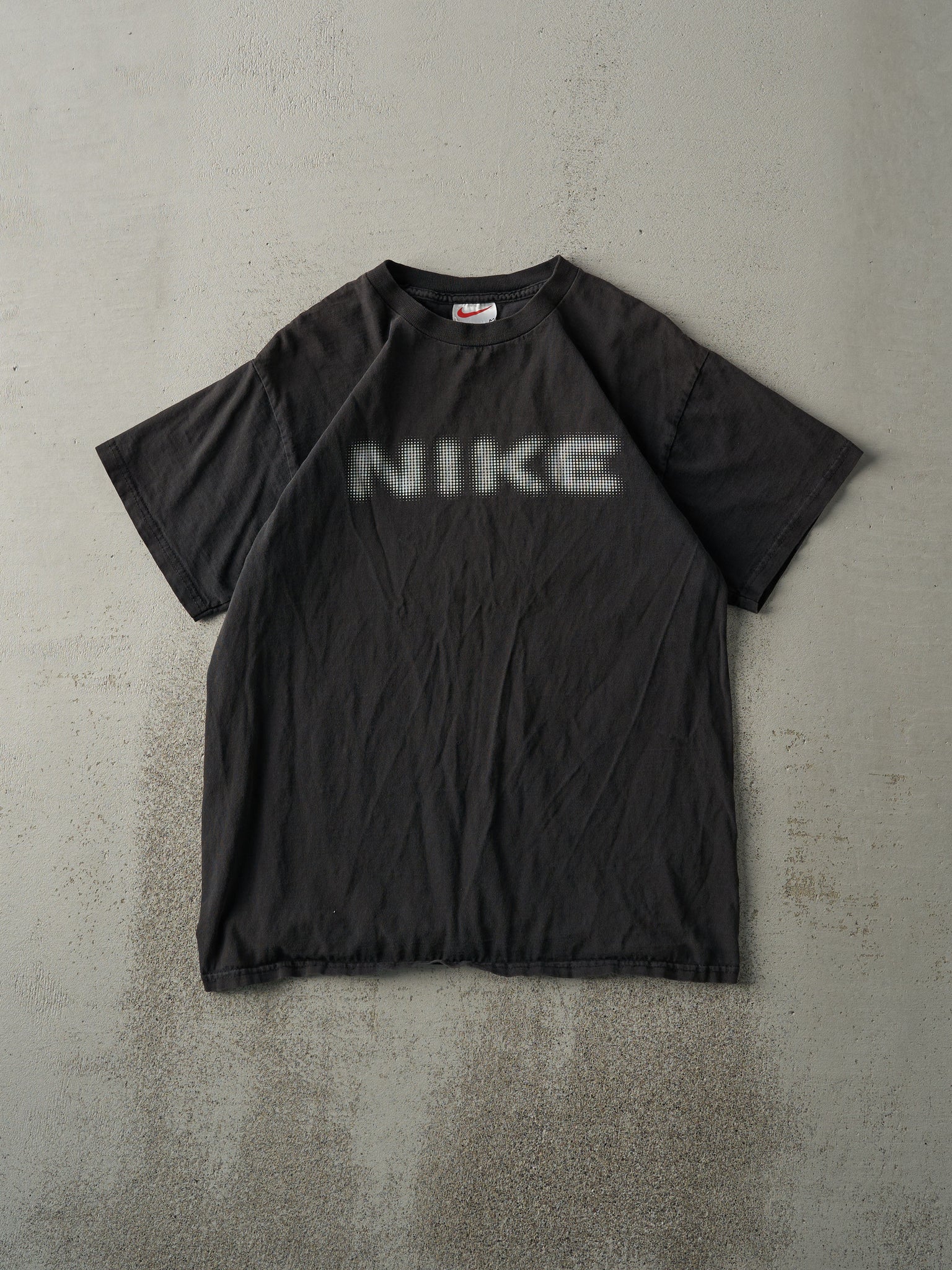 Vintage 90s Faded Black Nike Tee (M)