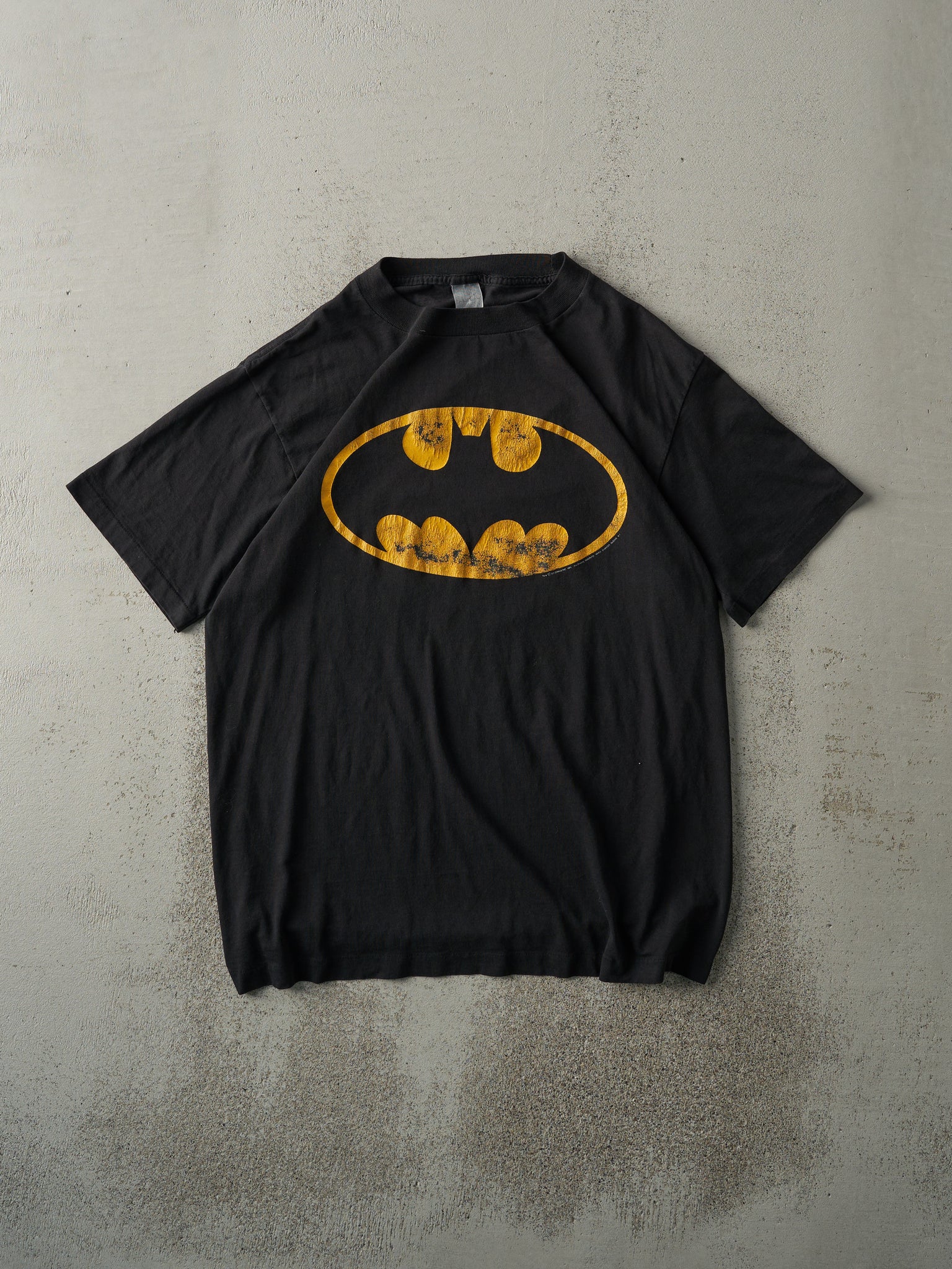 Vintage 80s Black Batman Single Stitch Tee (M)