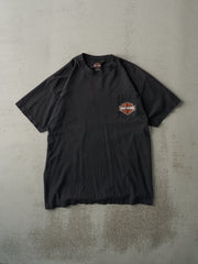 Vintage 09' Black Monterey Bay California Harley Davidson Pocket Tee (M)