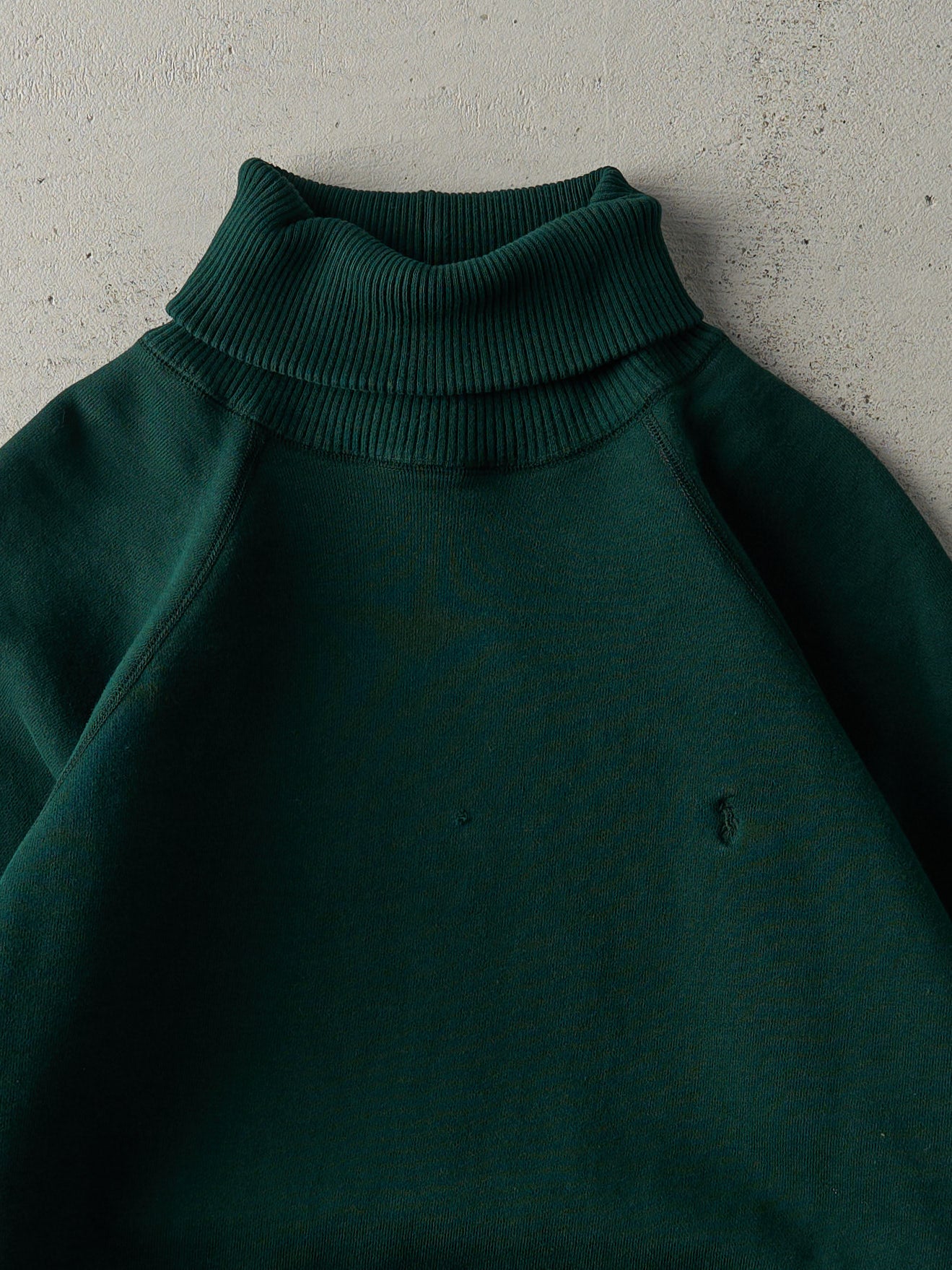Vintage 80s Forest Green Ralph Lauren Turtleneck Sweater (M)