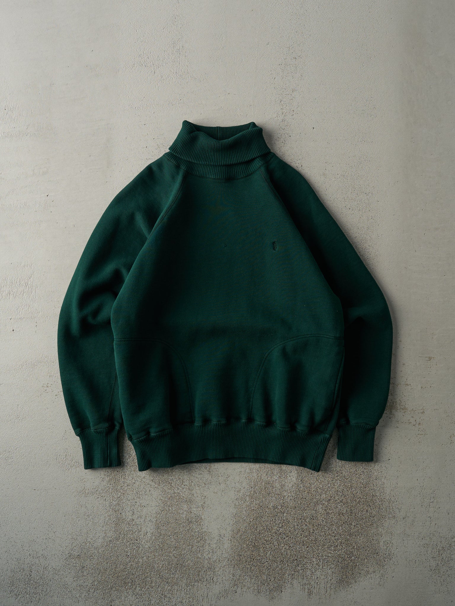 Vintage 80s Forest Green Ralph Lauren Turtleneck Sweater (M)