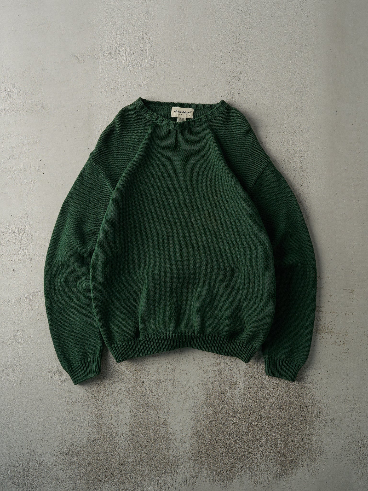 Vintage 90s Green Eddie Bauer Knit Sweater (M)