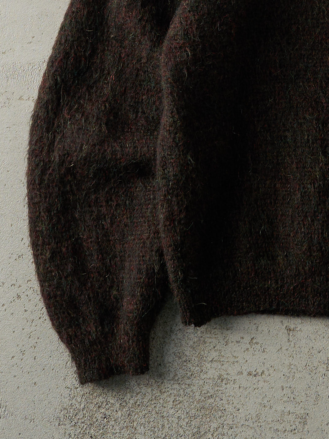 Vintage 80s Brown Wool Pullover (M)