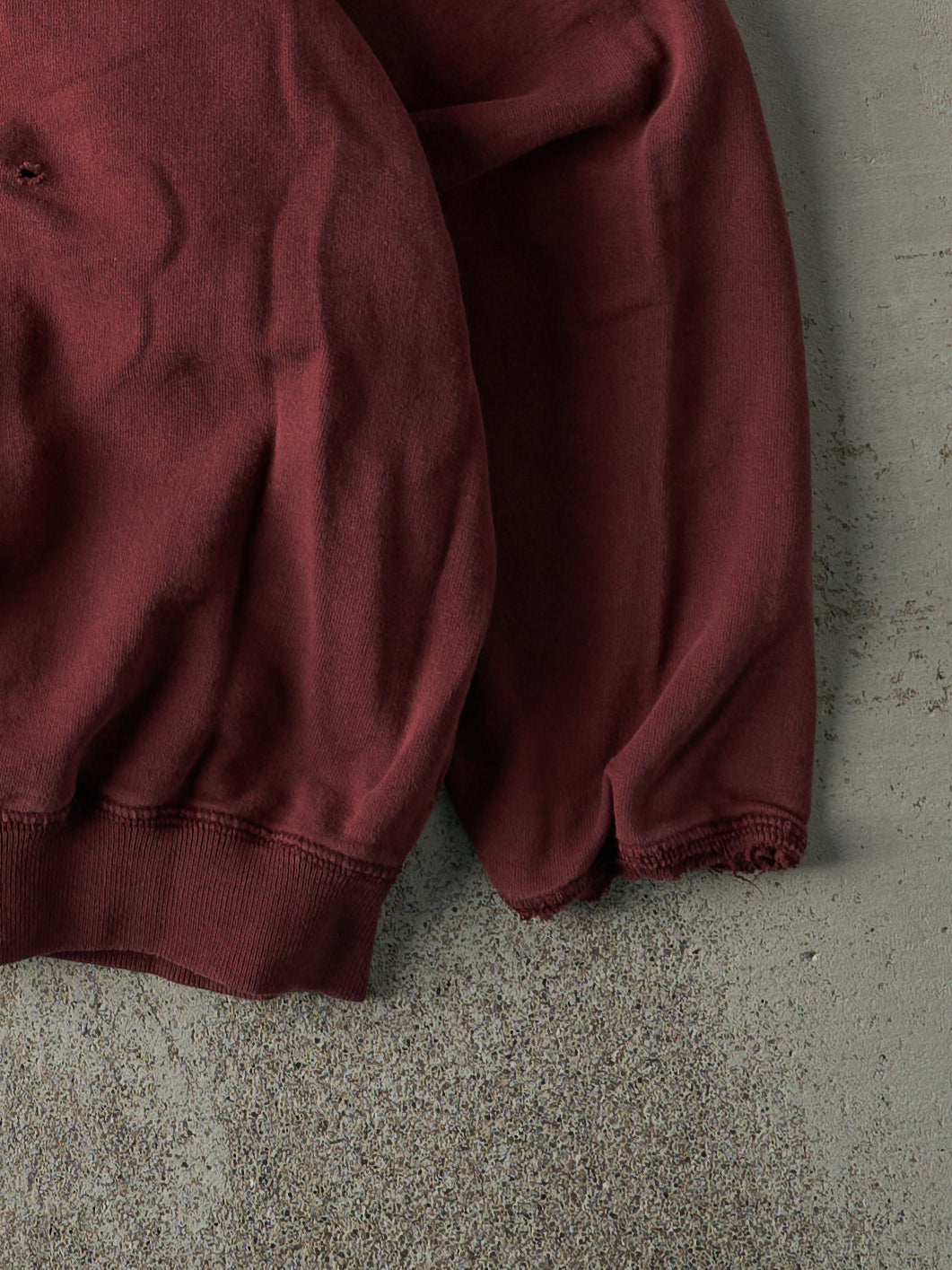 Vintage 90s Burgundy Club Monaco Boxy Crewneck (M)