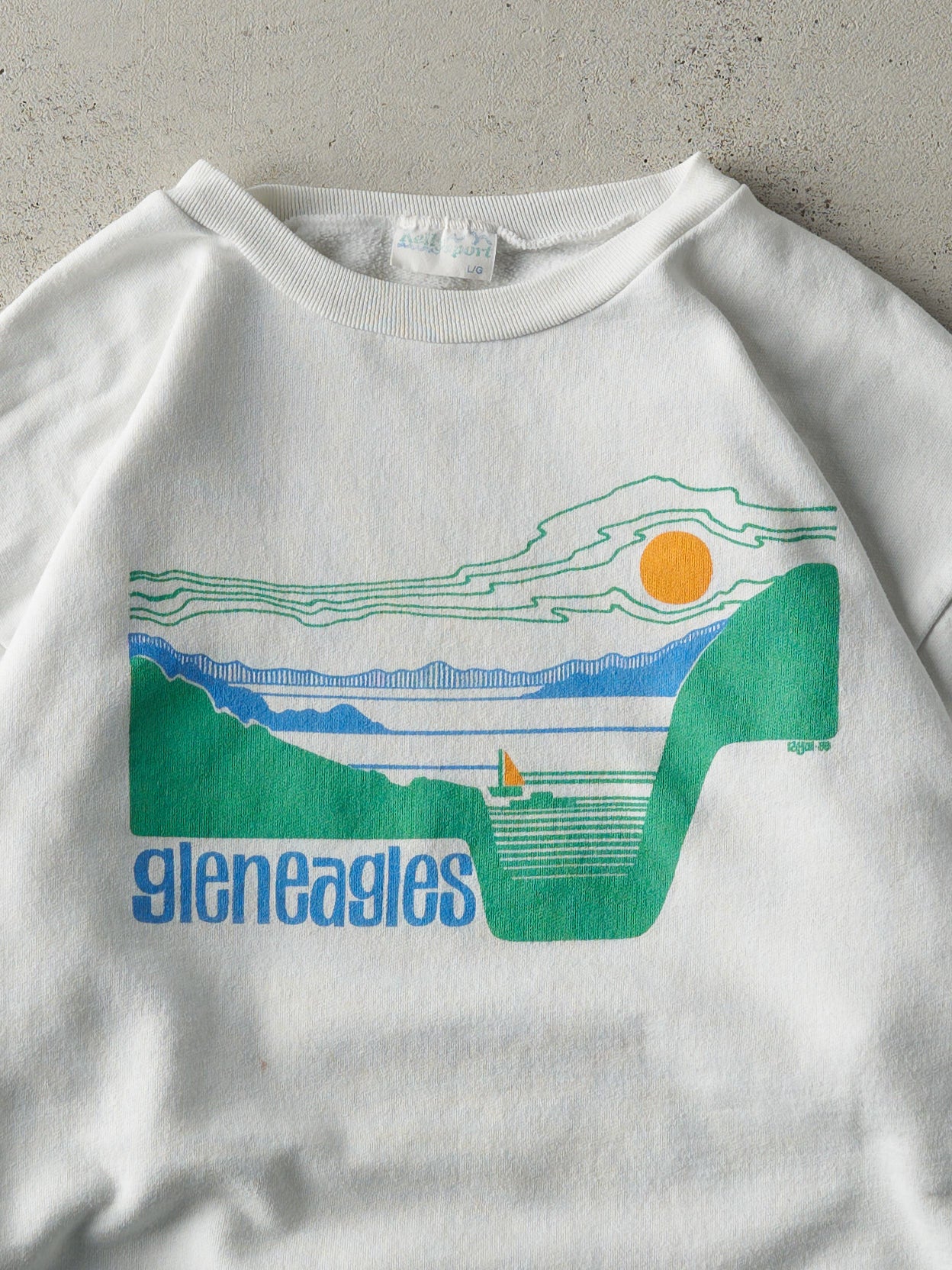 Vintage 88's White Gleneagles Crewneck (L)