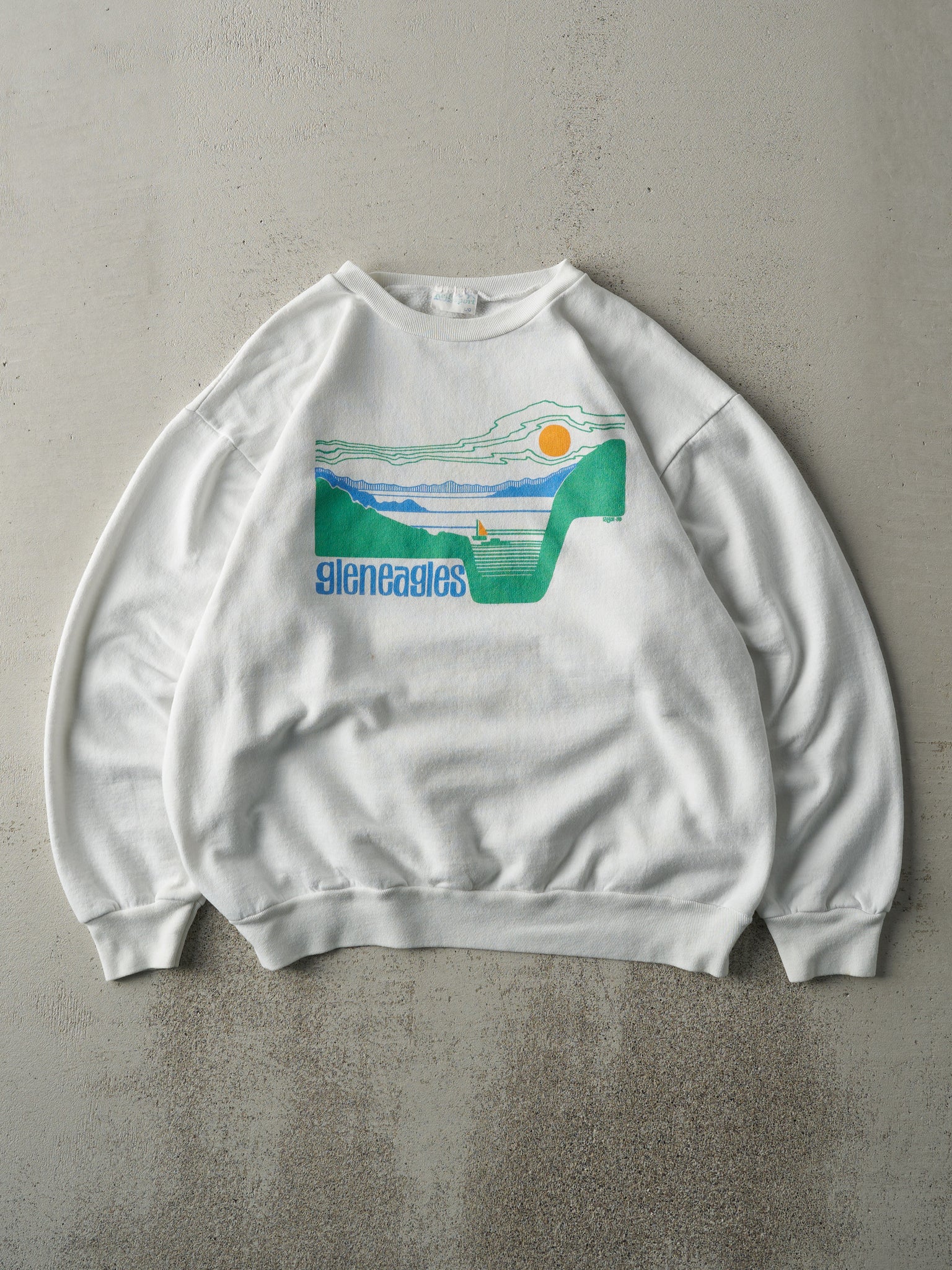 Vintage 88's White Gleneagles Crewneck (L)