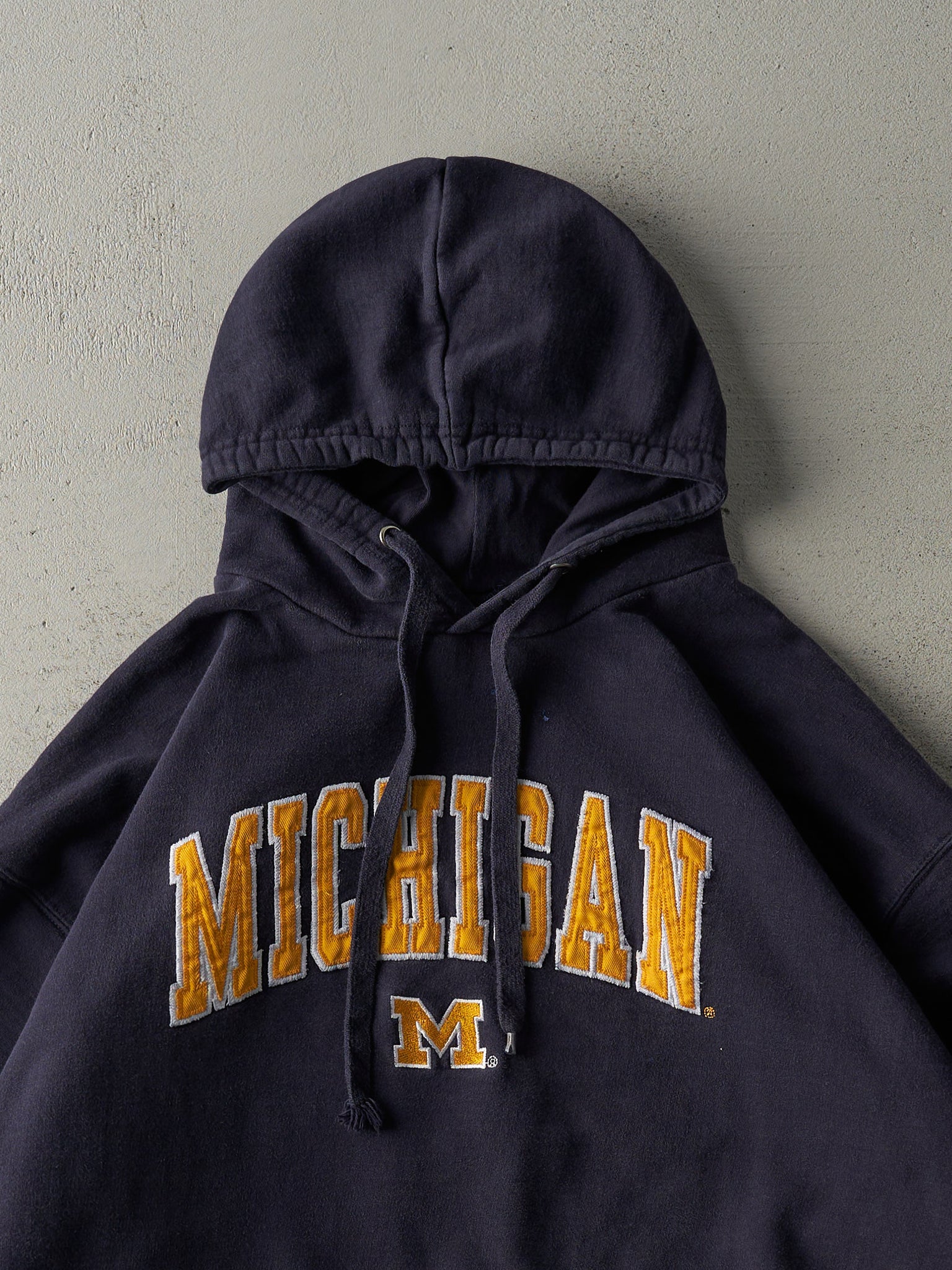 Vintage Y2K Navy Blue Michigan State Hoodie (XL)