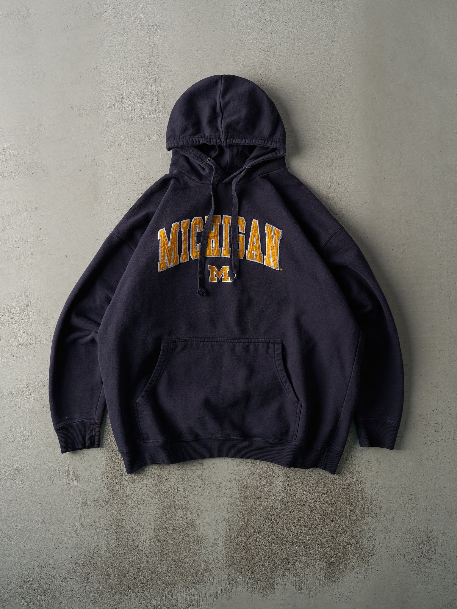 Vintage Y2K Navy Blue Michigan State Hoodie (XL)