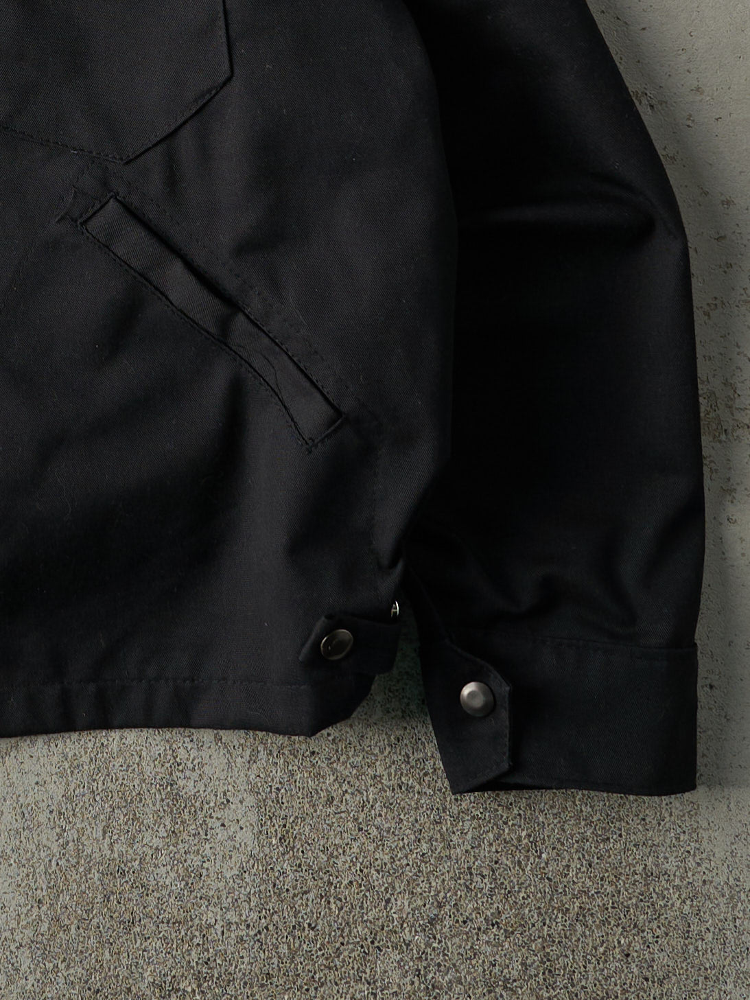 Vintage 80s Black Good Year Work Jacket (M)